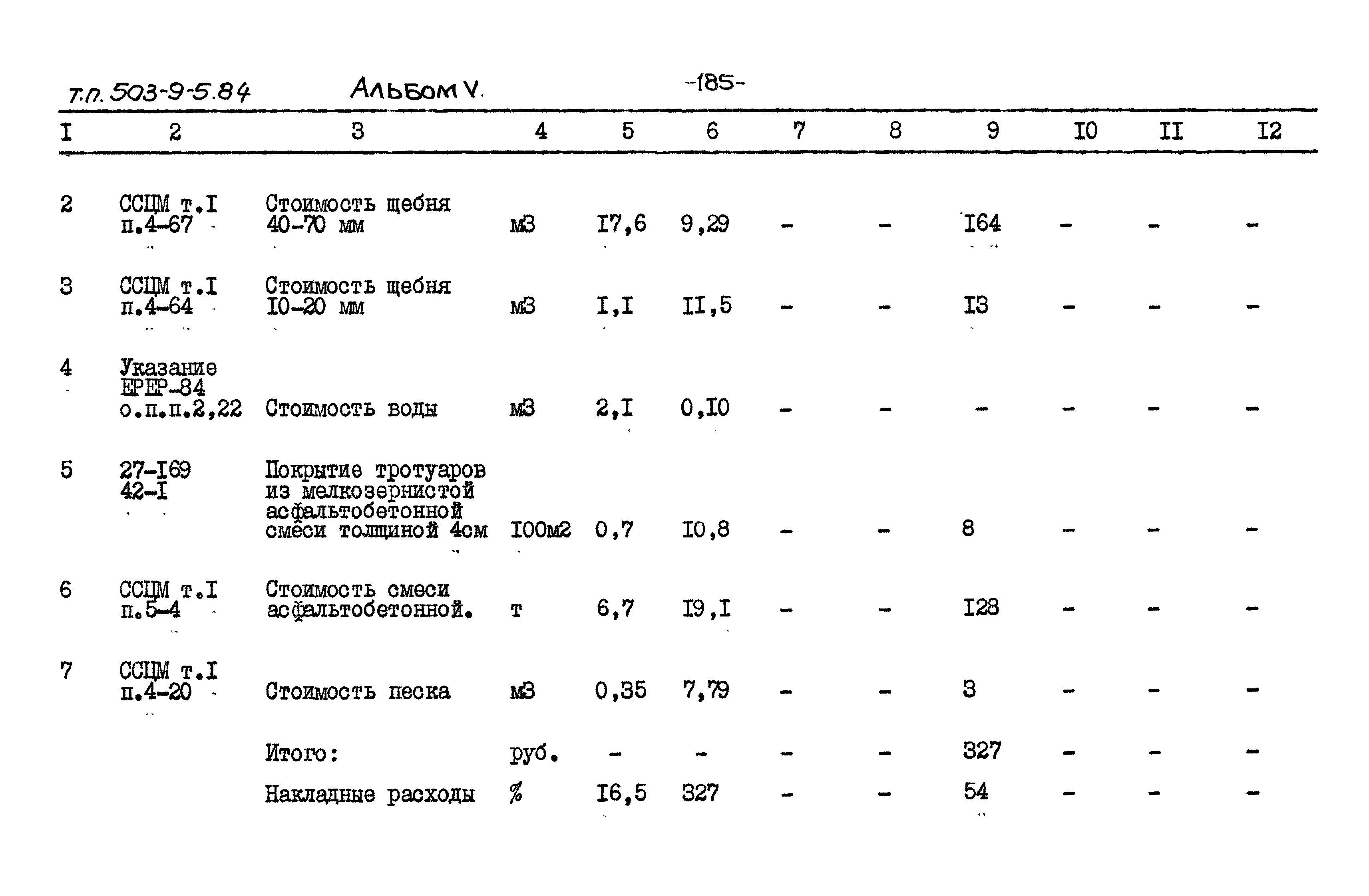 Типовой проект 503-9-5.84