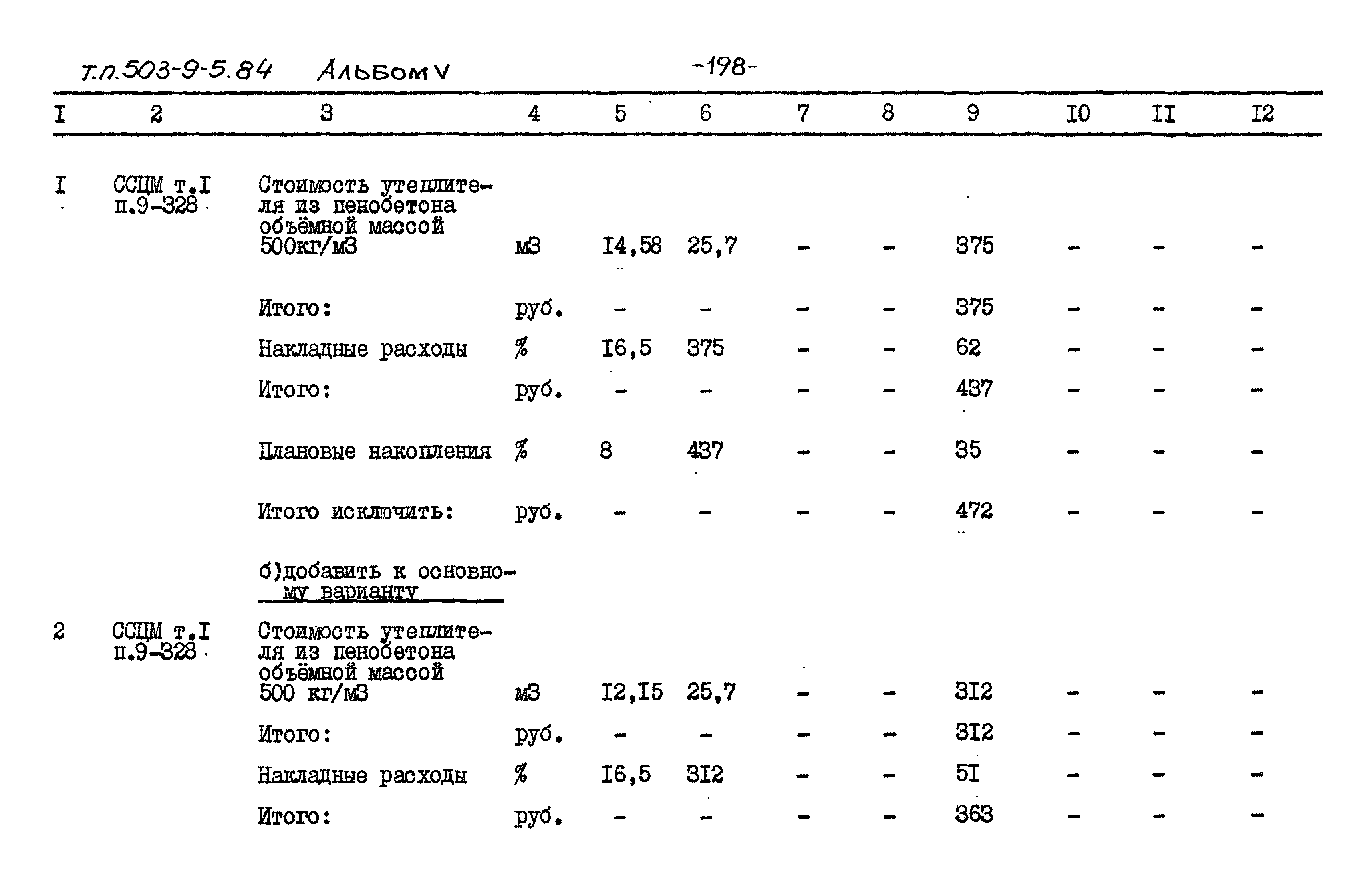 Типовой проект 503-9-5.84