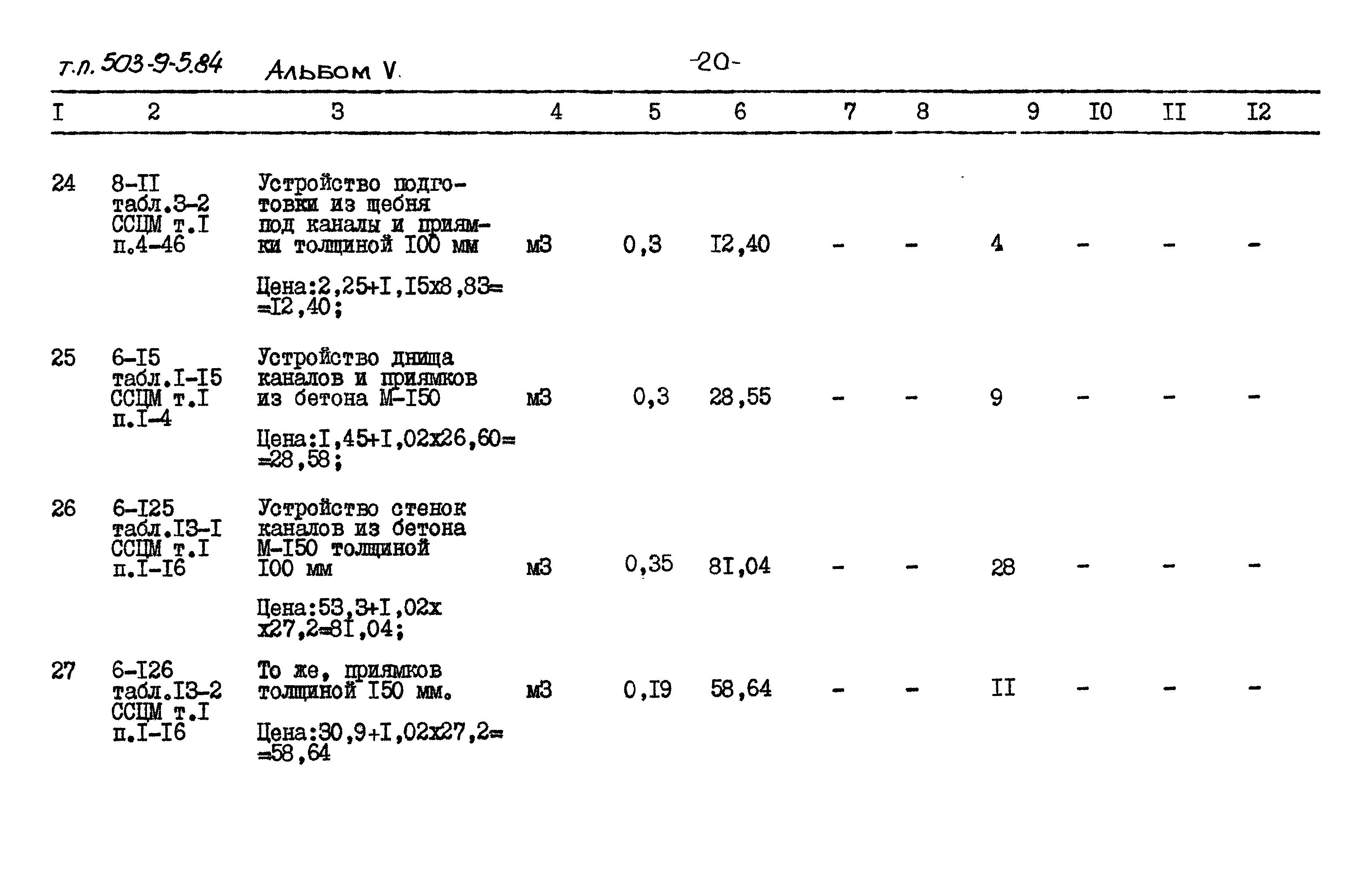 Типовой проект 503-9-5.84