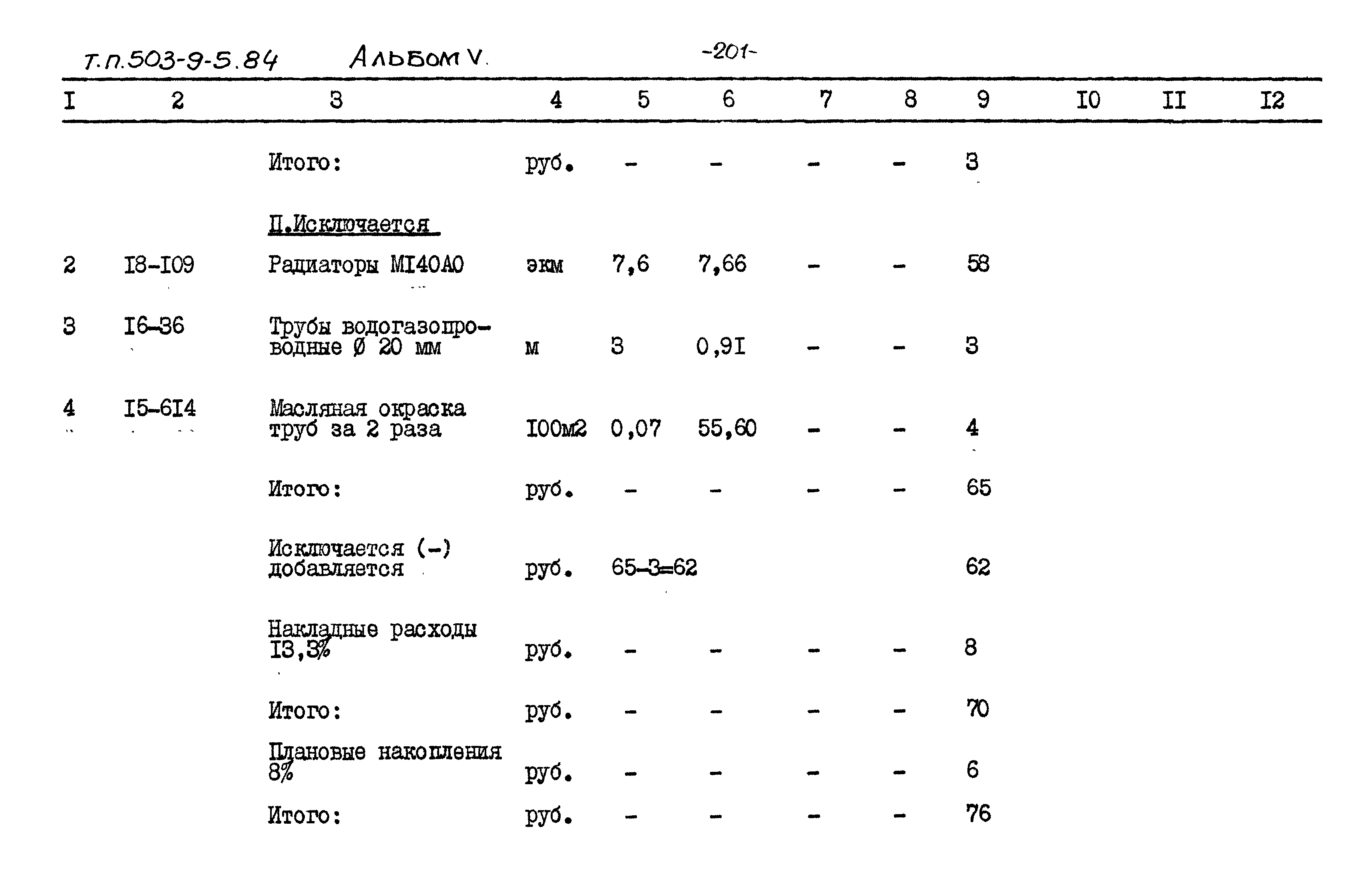 Типовой проект 503-9-5.84