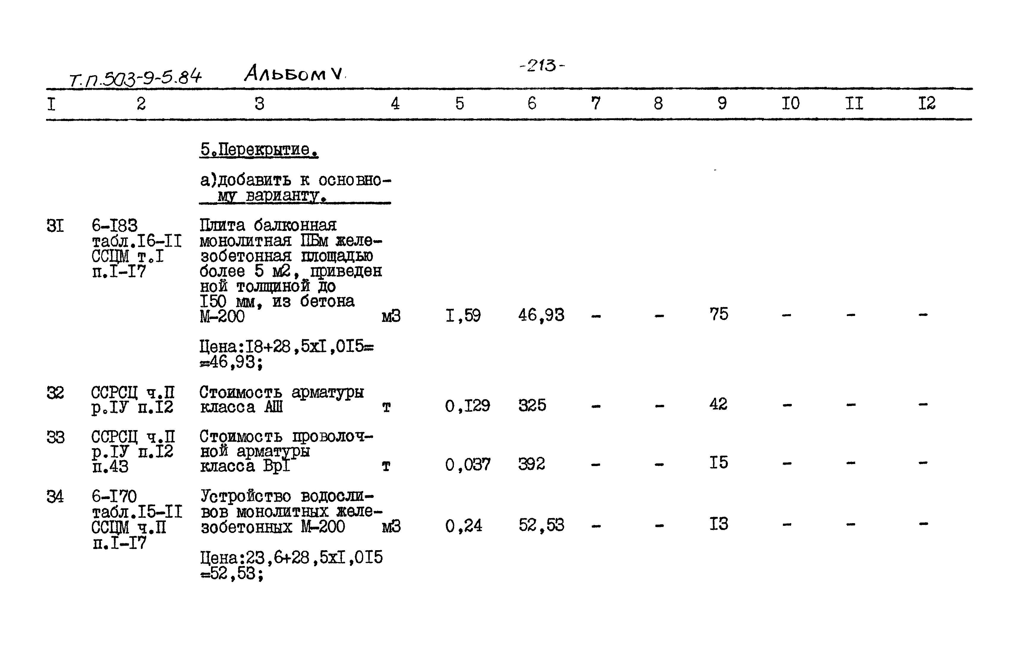 Типовой проект 503-9-5.84