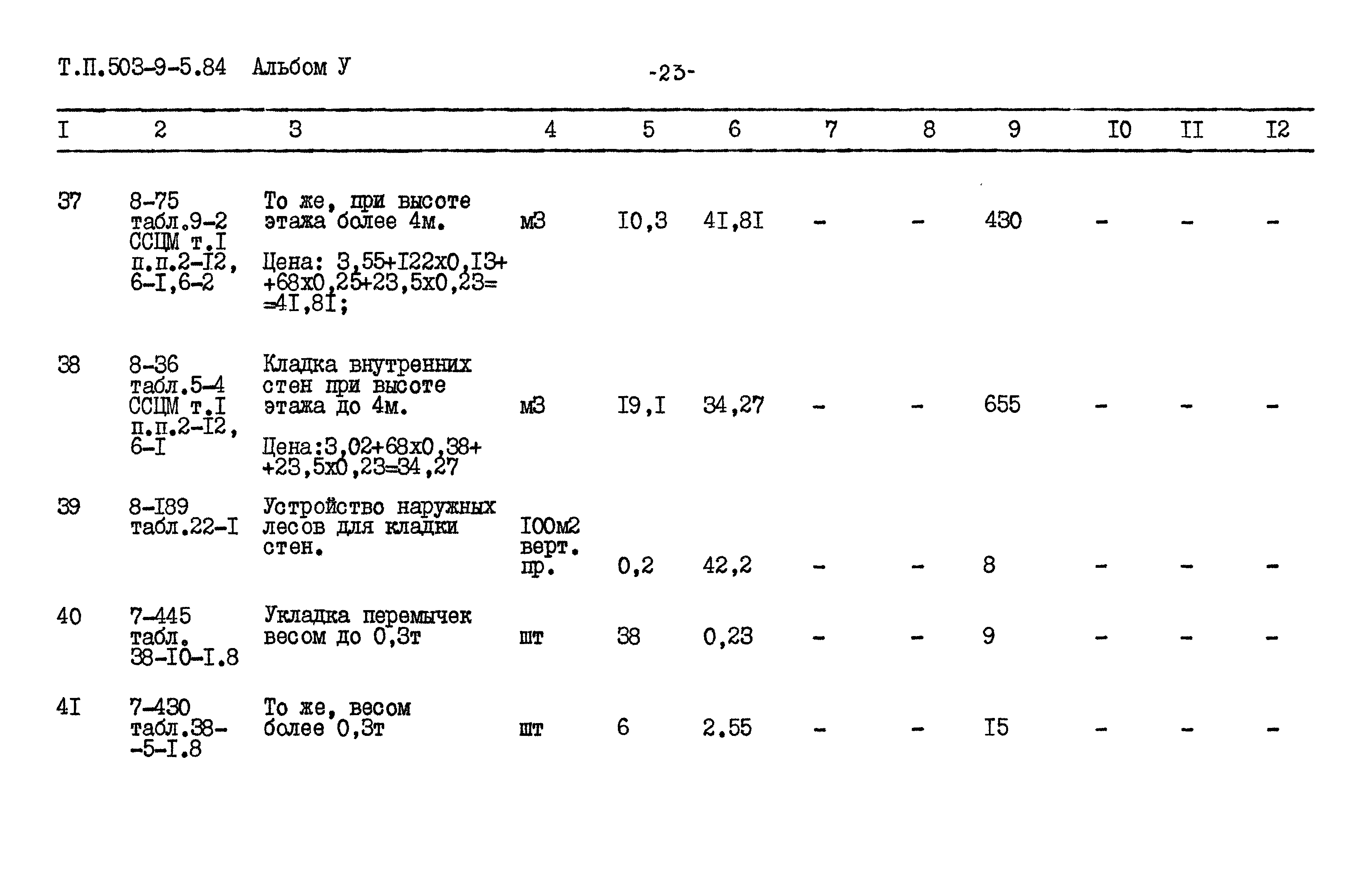 Типовой проект 503-9-5.84