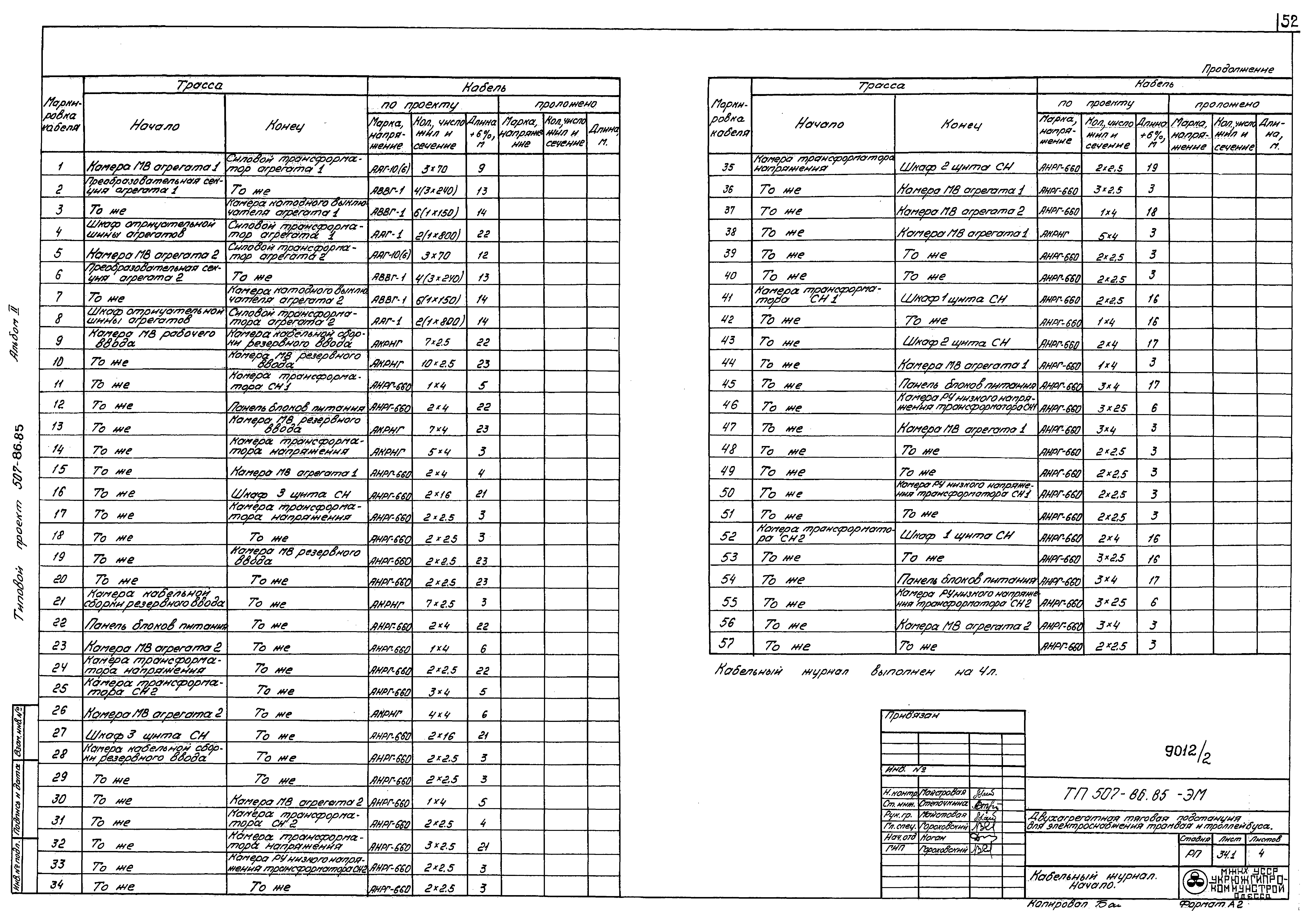 Типовой проект 507-86.85