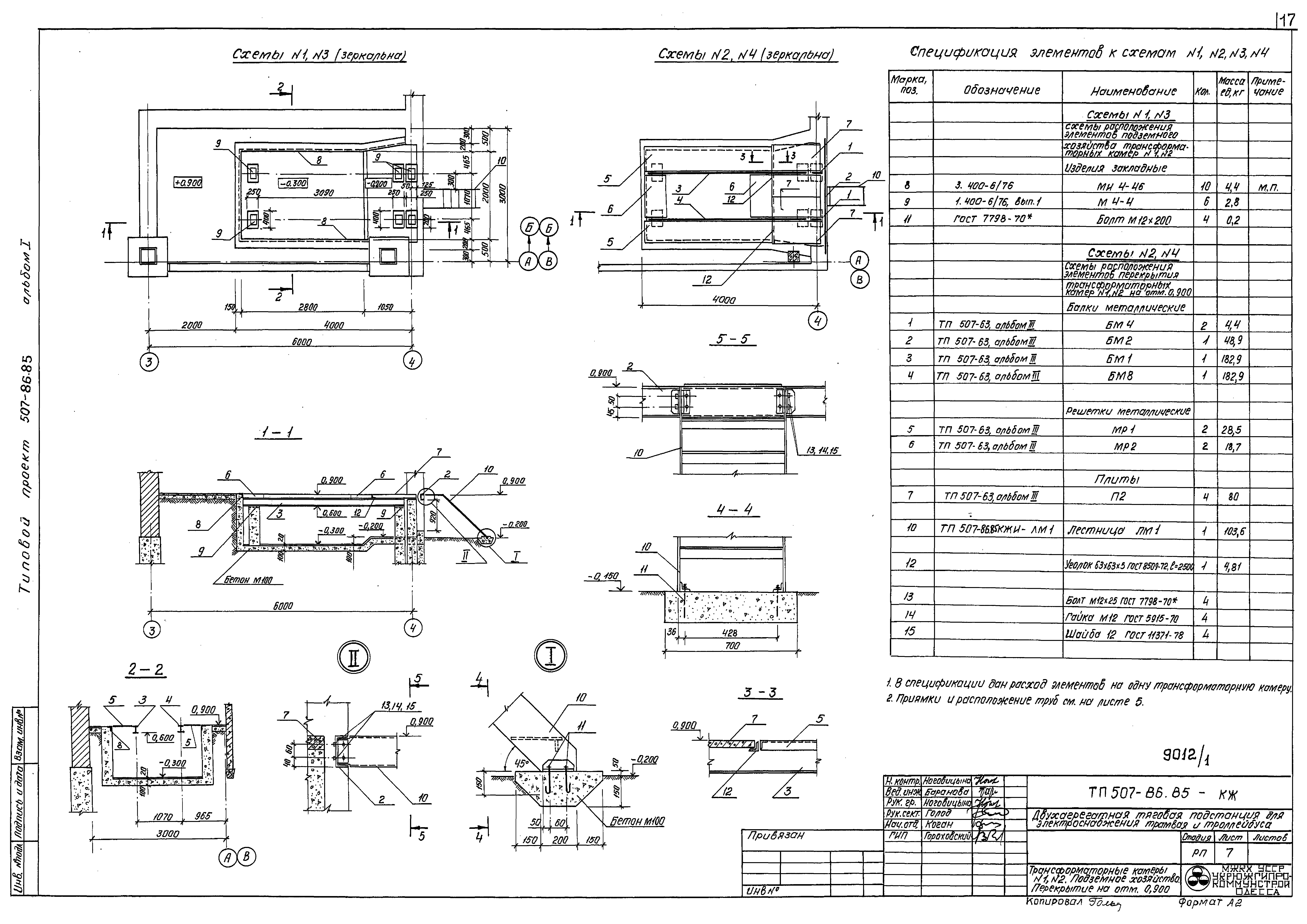 Типовой проект 507-86.85