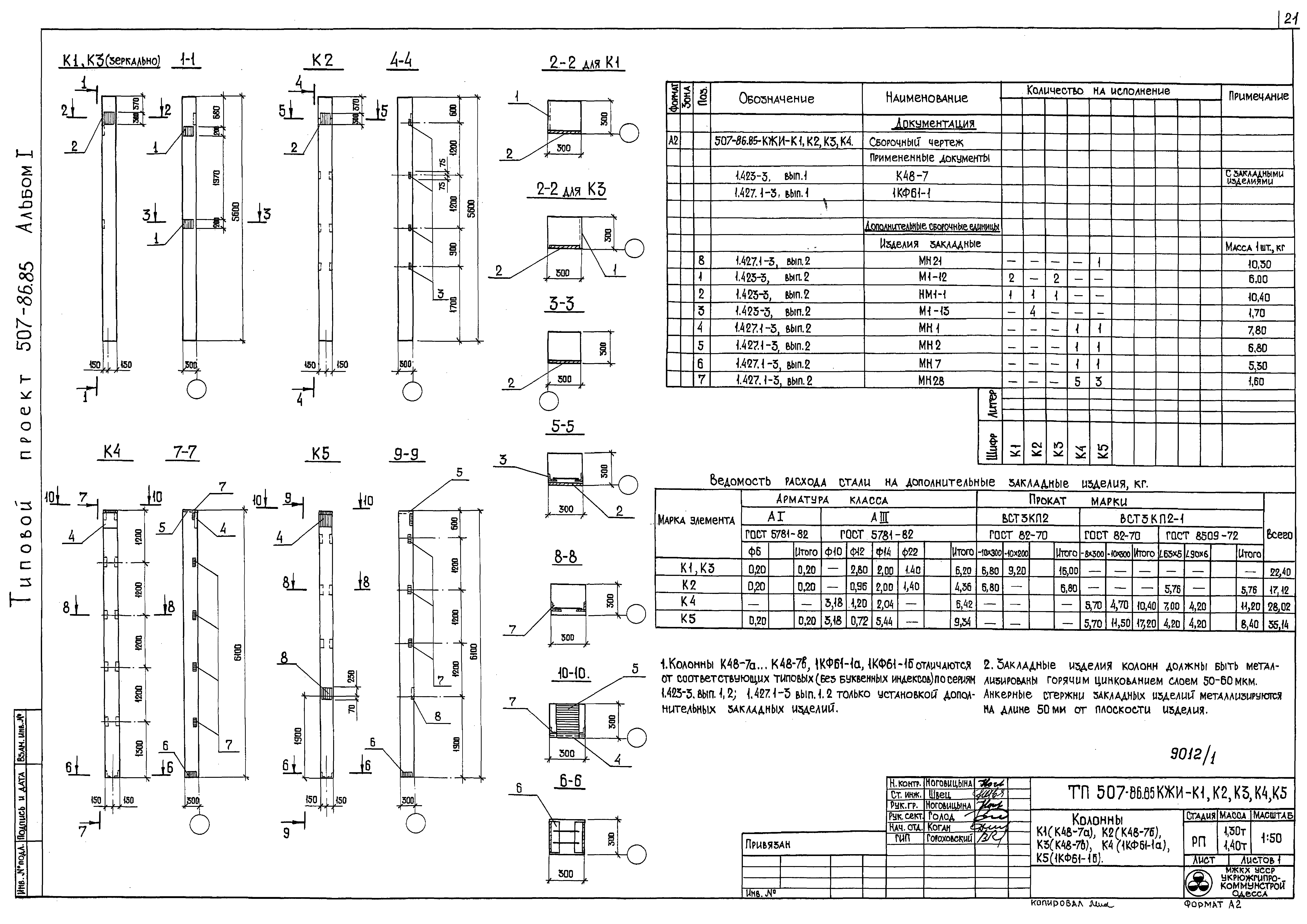 Типовой проект 507-86.85