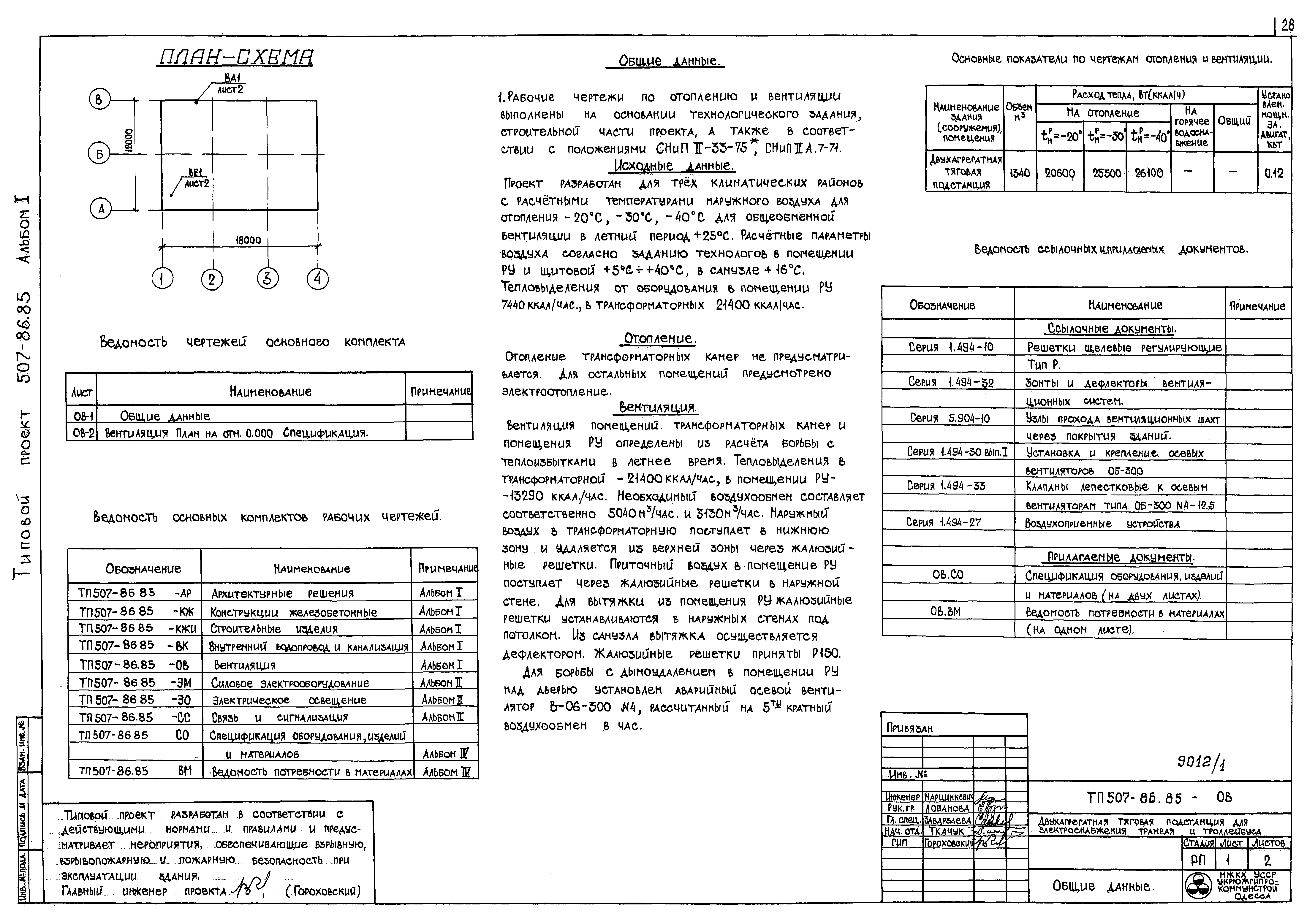 Типовой проект 507-86.85