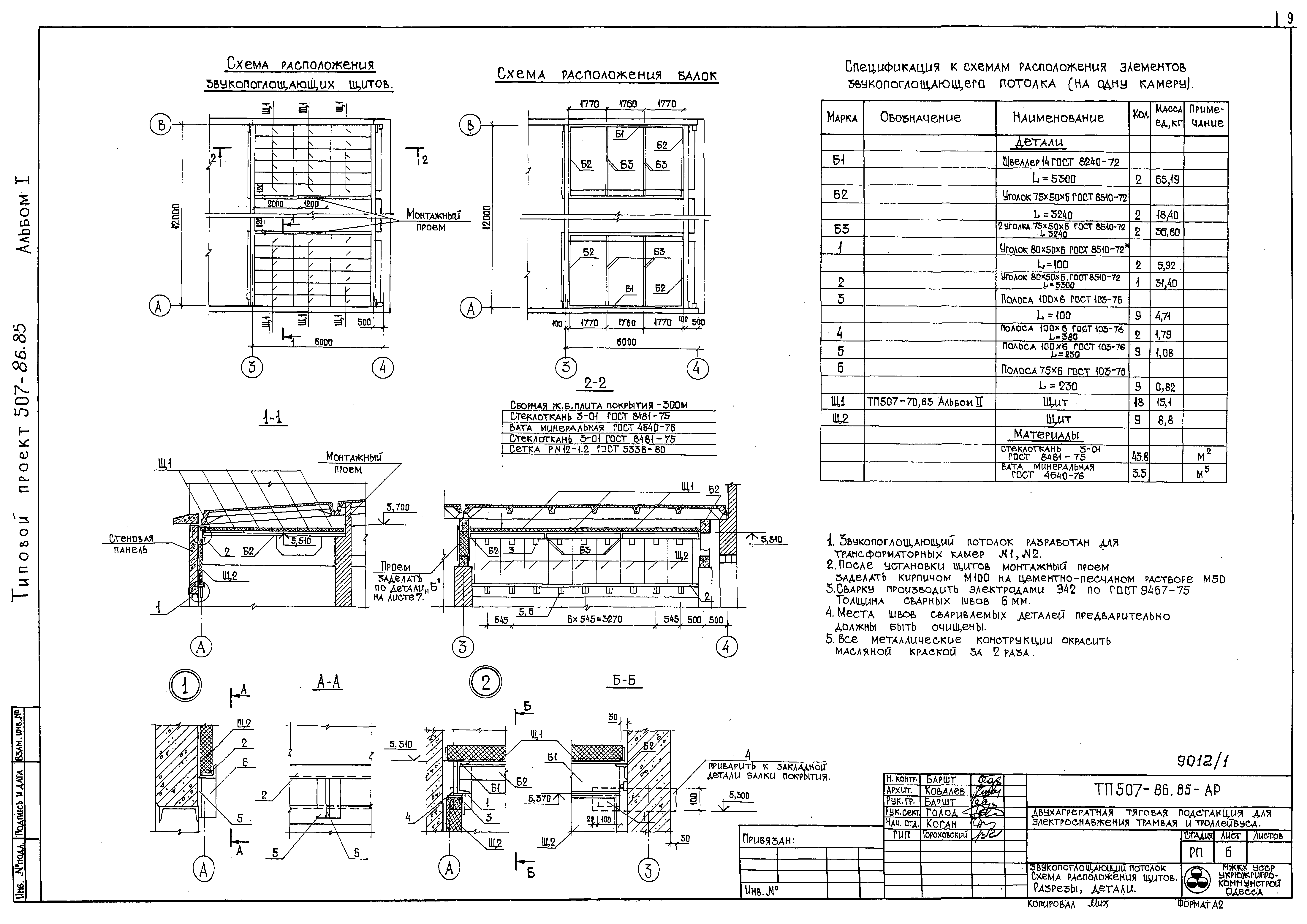 Типовой проект 507-86.85