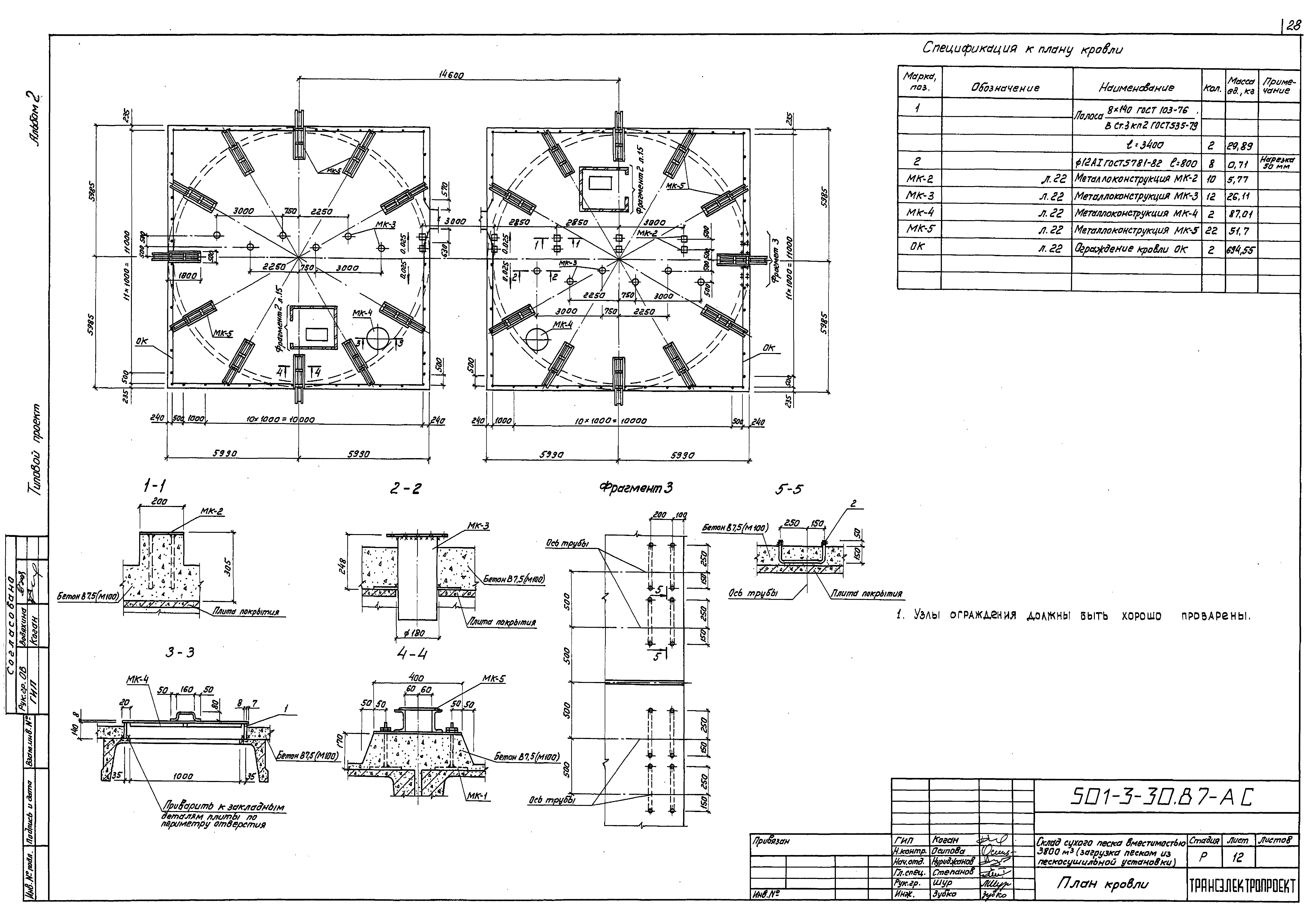 Типовой проект 501-3-30.87