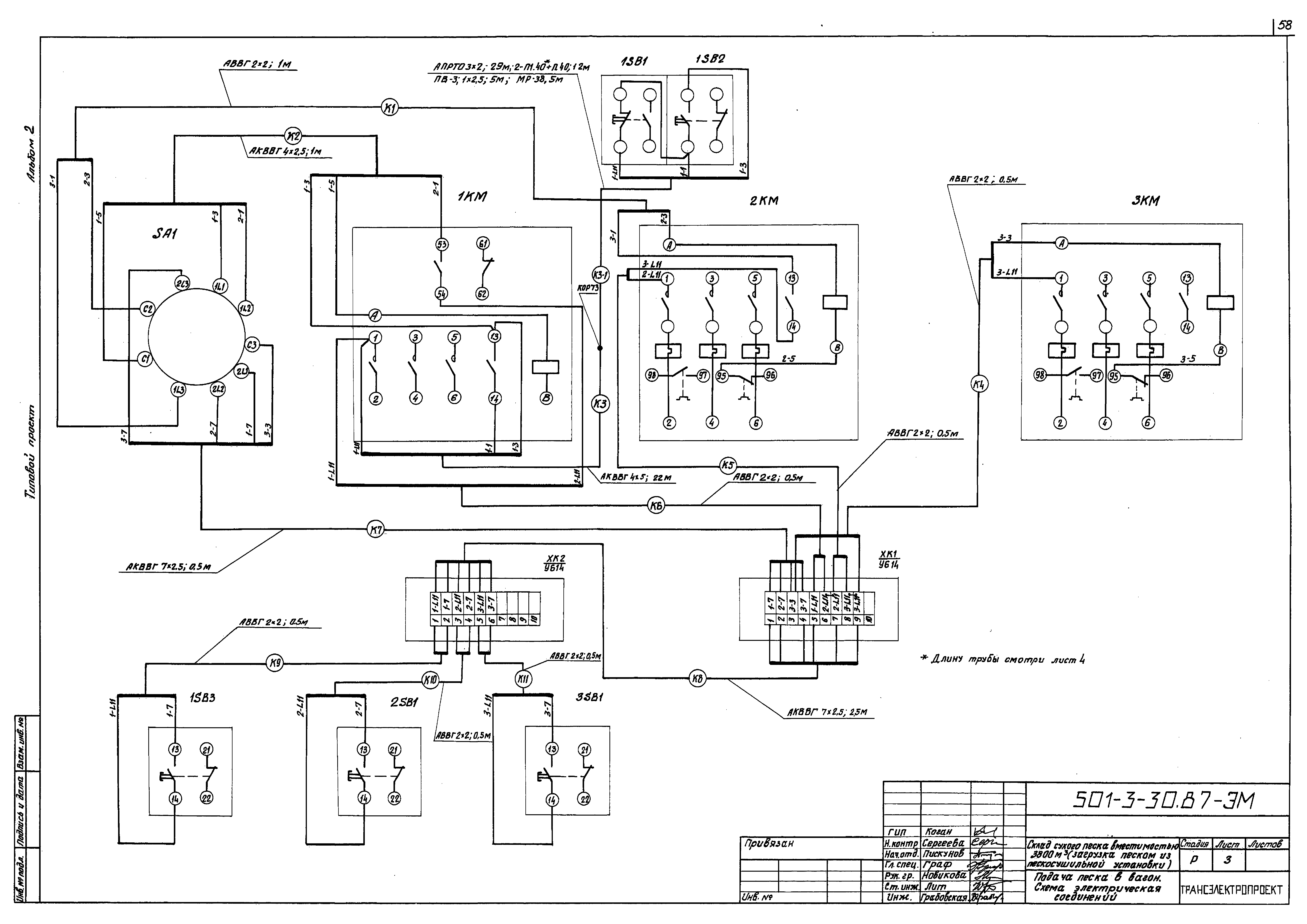 Типовой проект 501-3-30.87