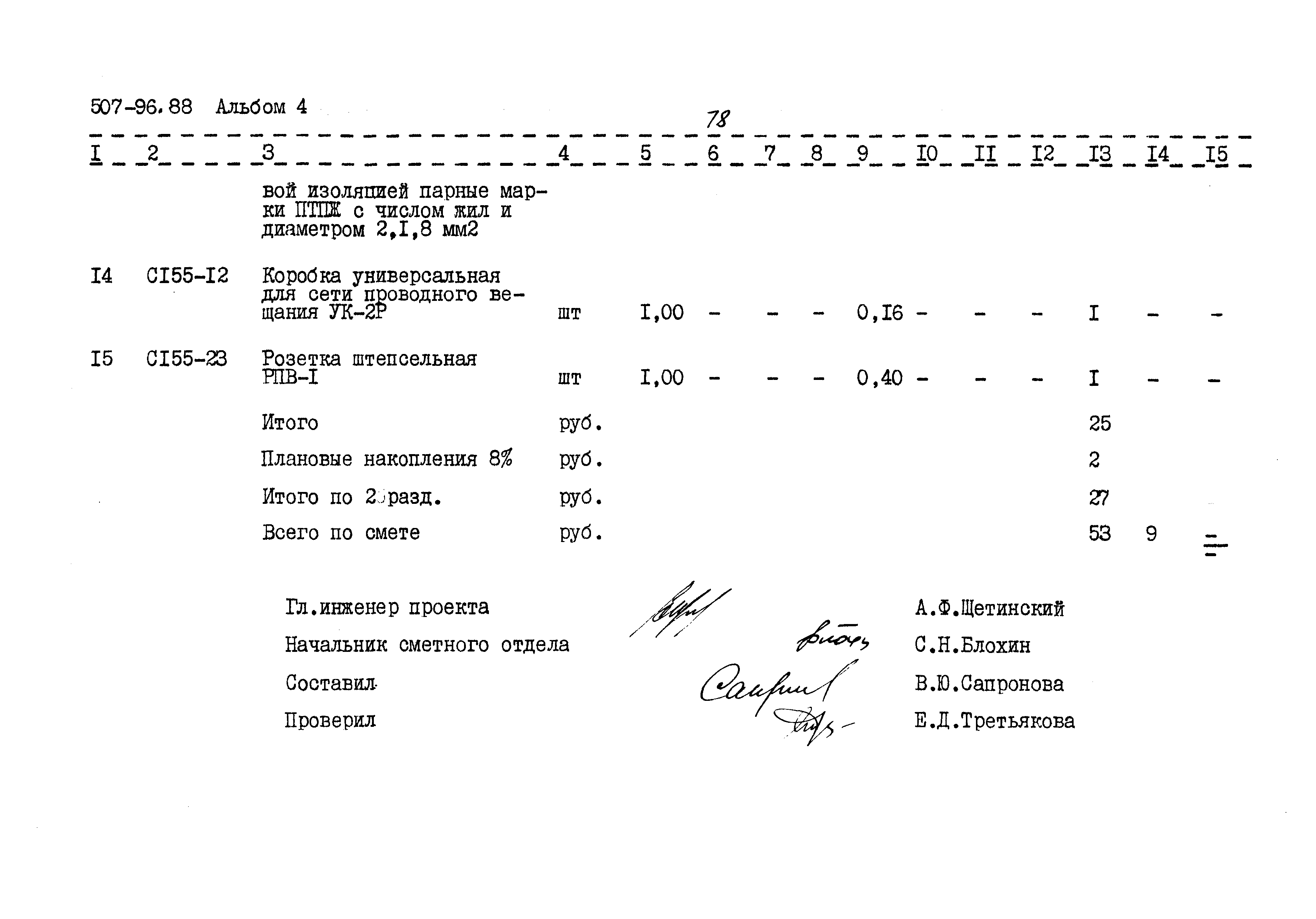 Типовой проект 507-96.88