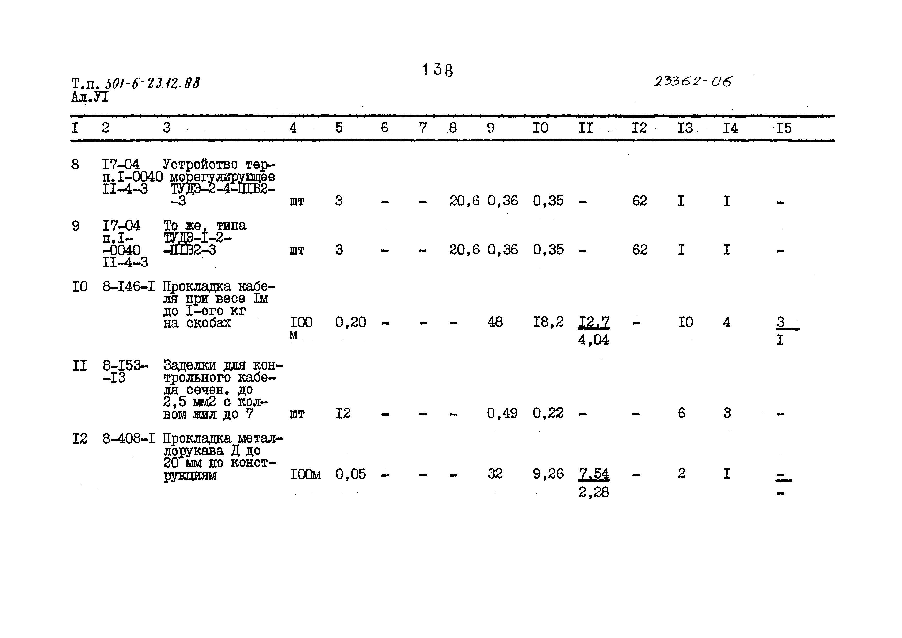 Типовой проект 501-6-23.12.88