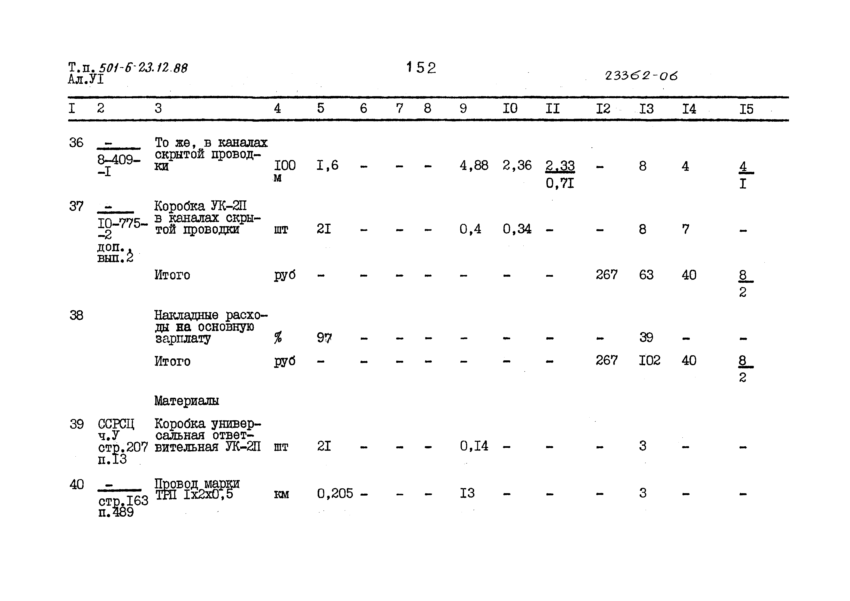 Типовой проект 501-6-23.12.88