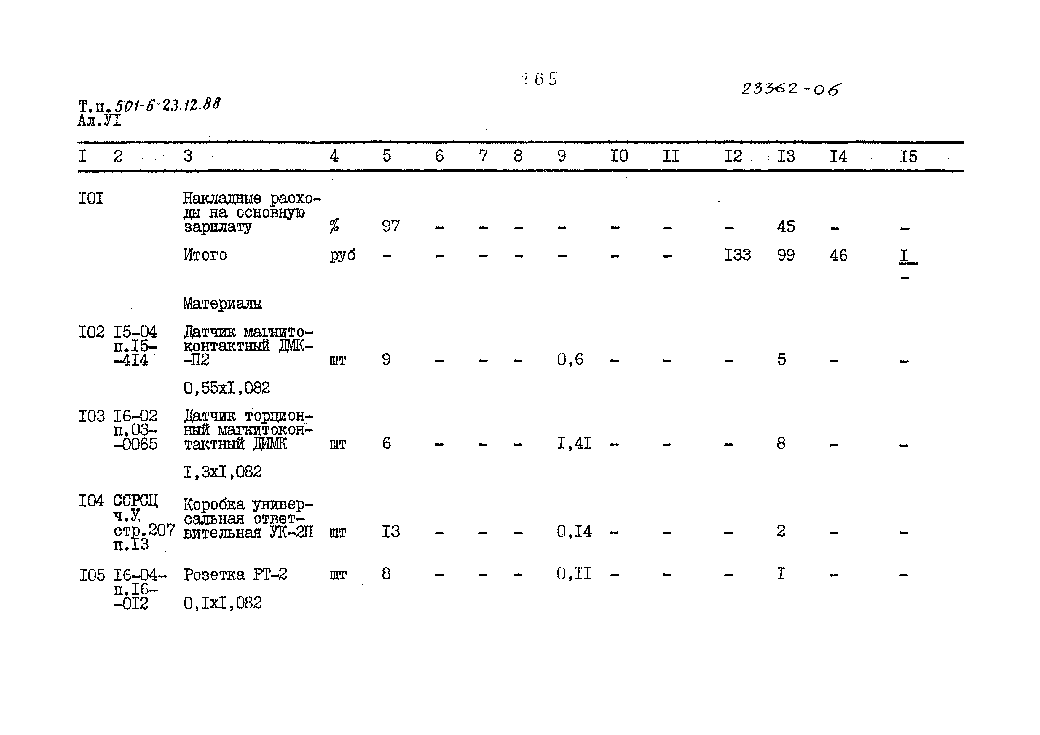 Типовой проект 501-6-23.12.88