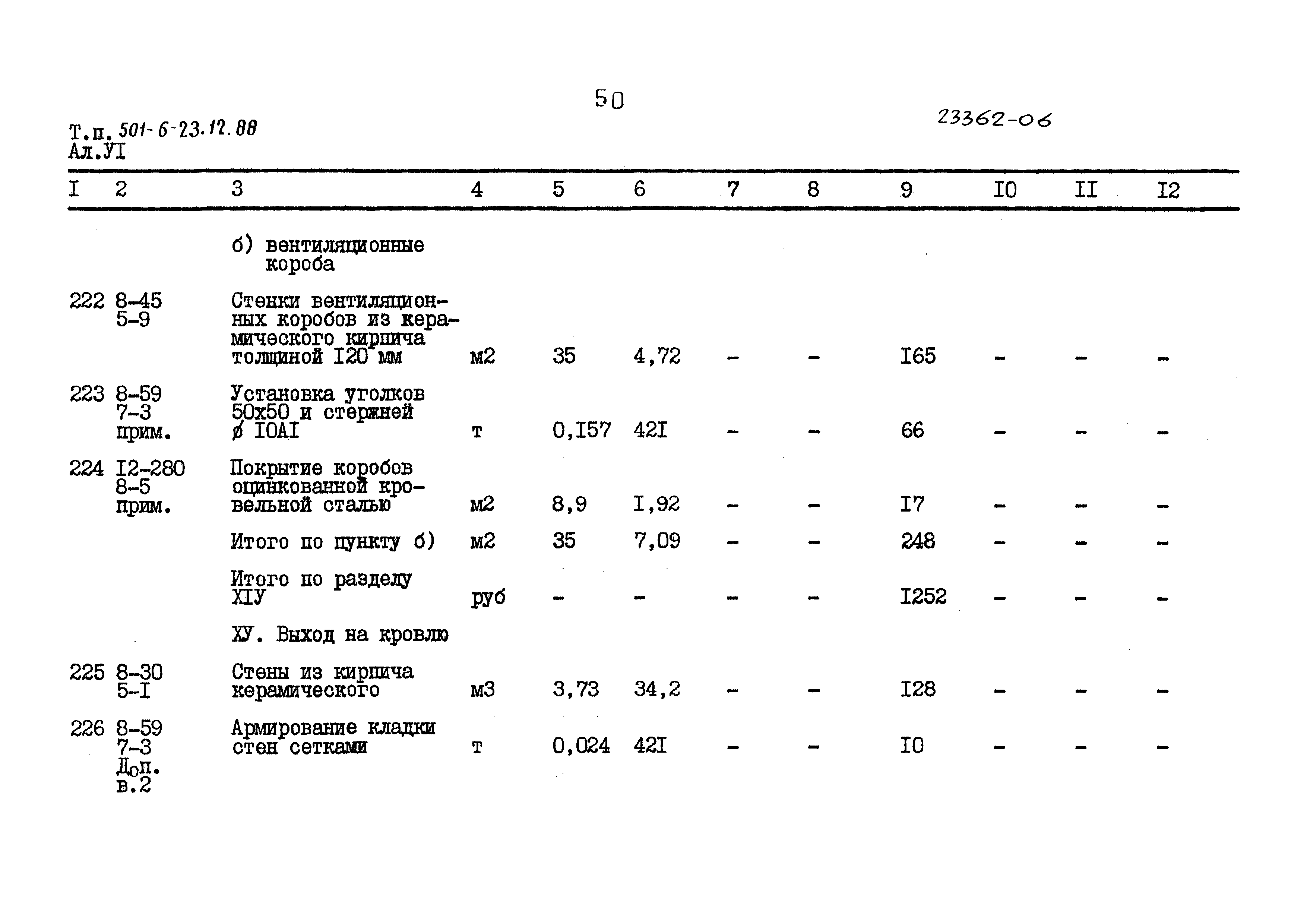 Типовой проект 501-6-23.12.88