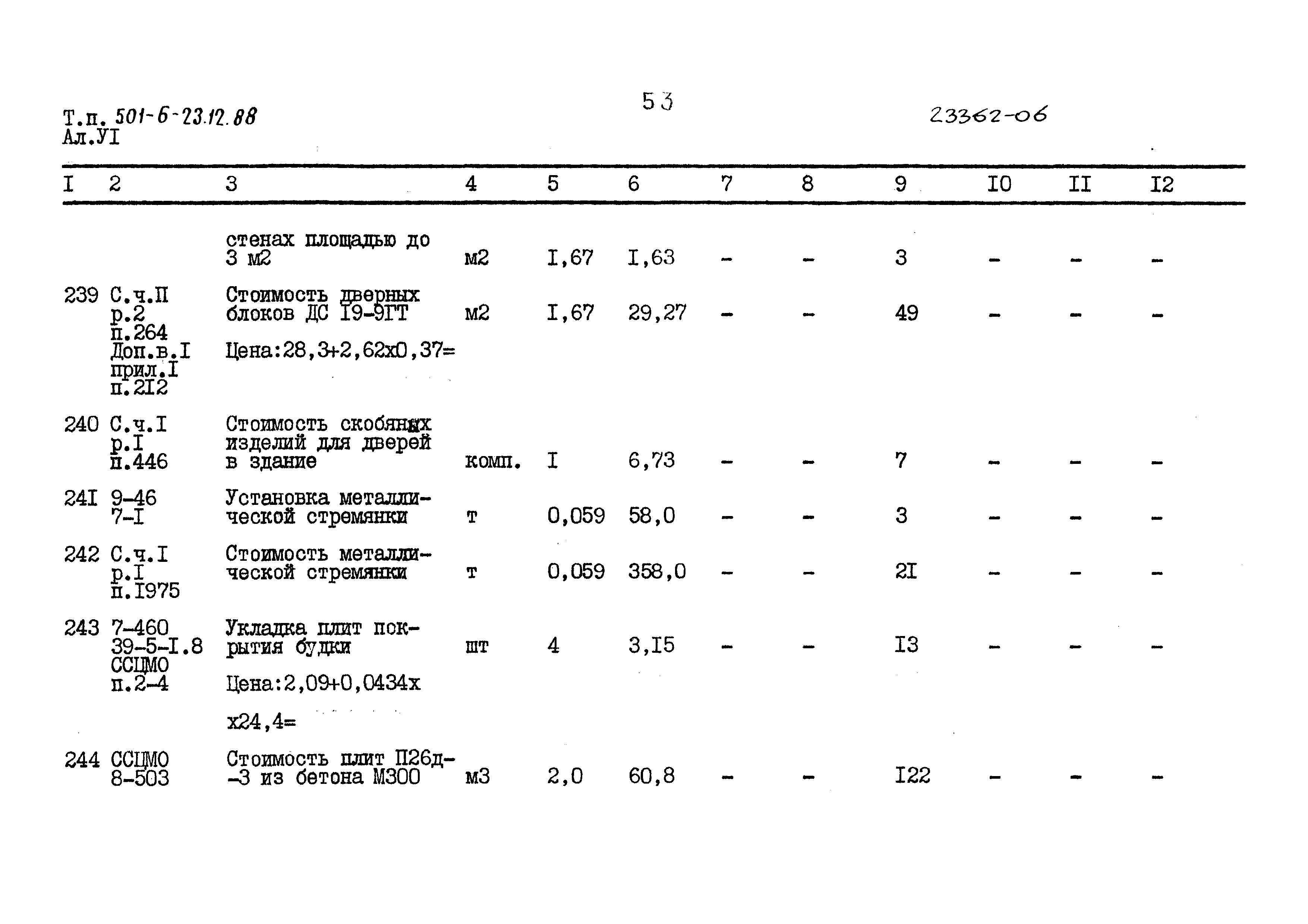 Типовой проект 501-6-23.12.88