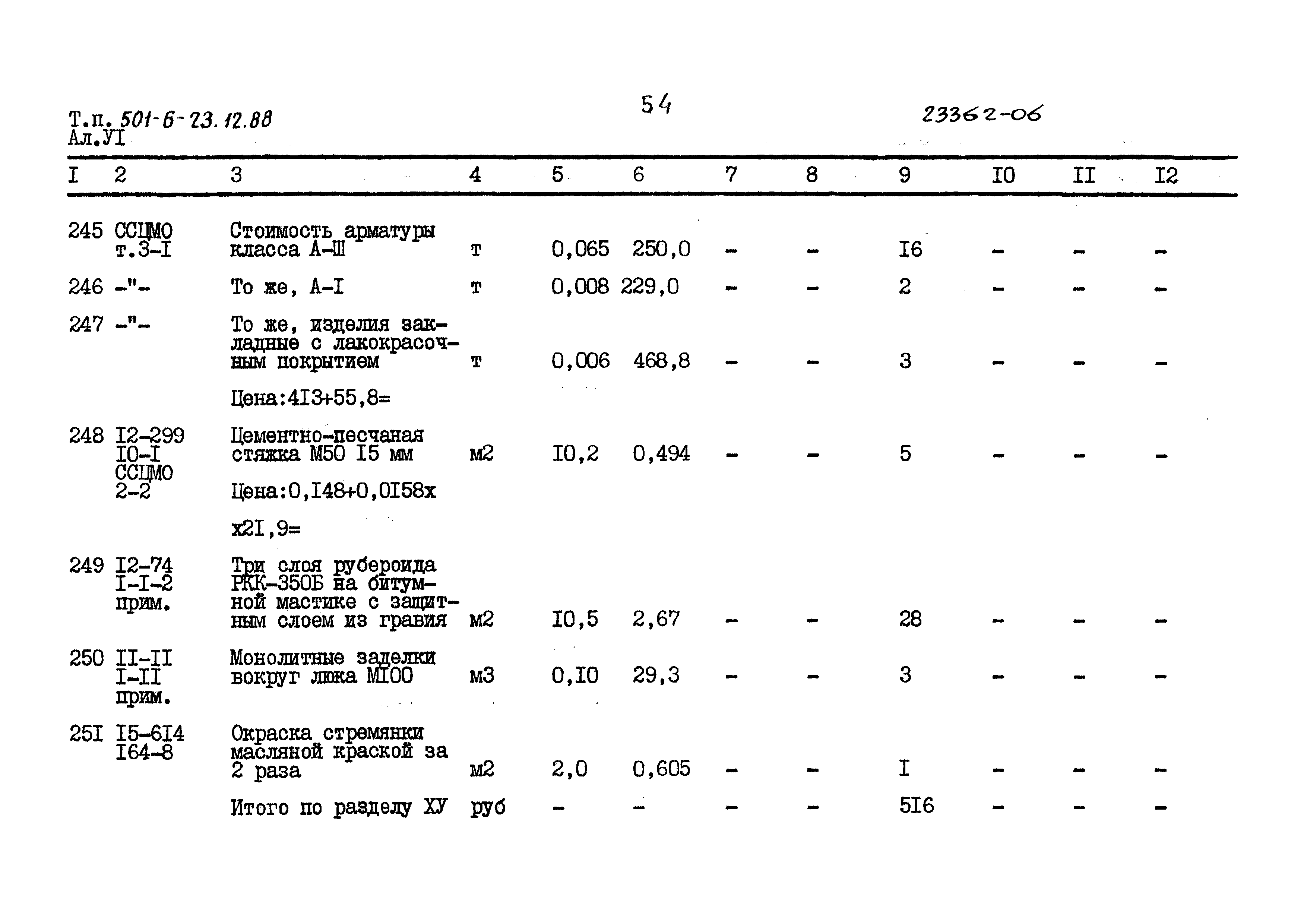 Типовой проект 501-6-23.12.88