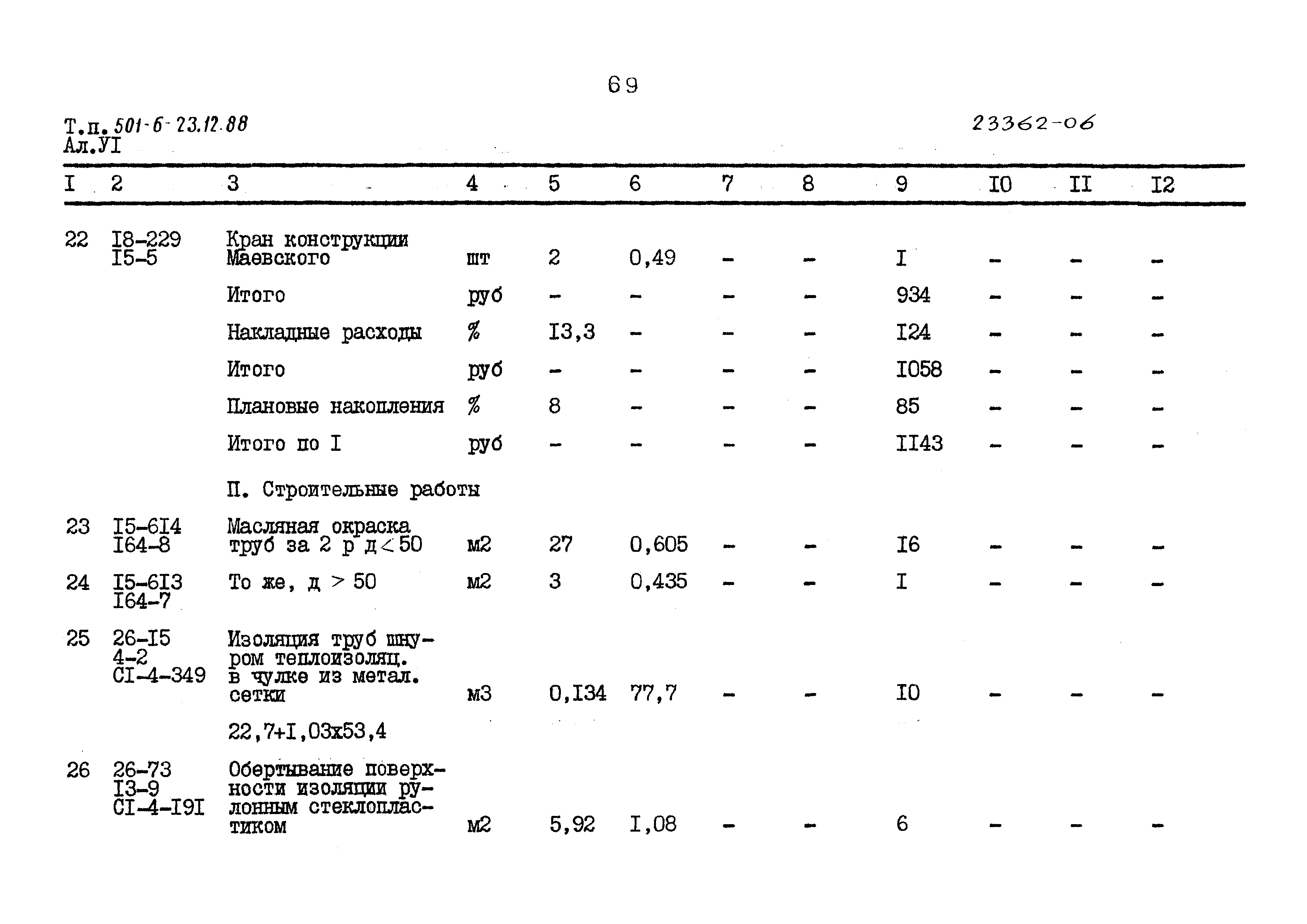 Типовой проект 501-6-23.12.88