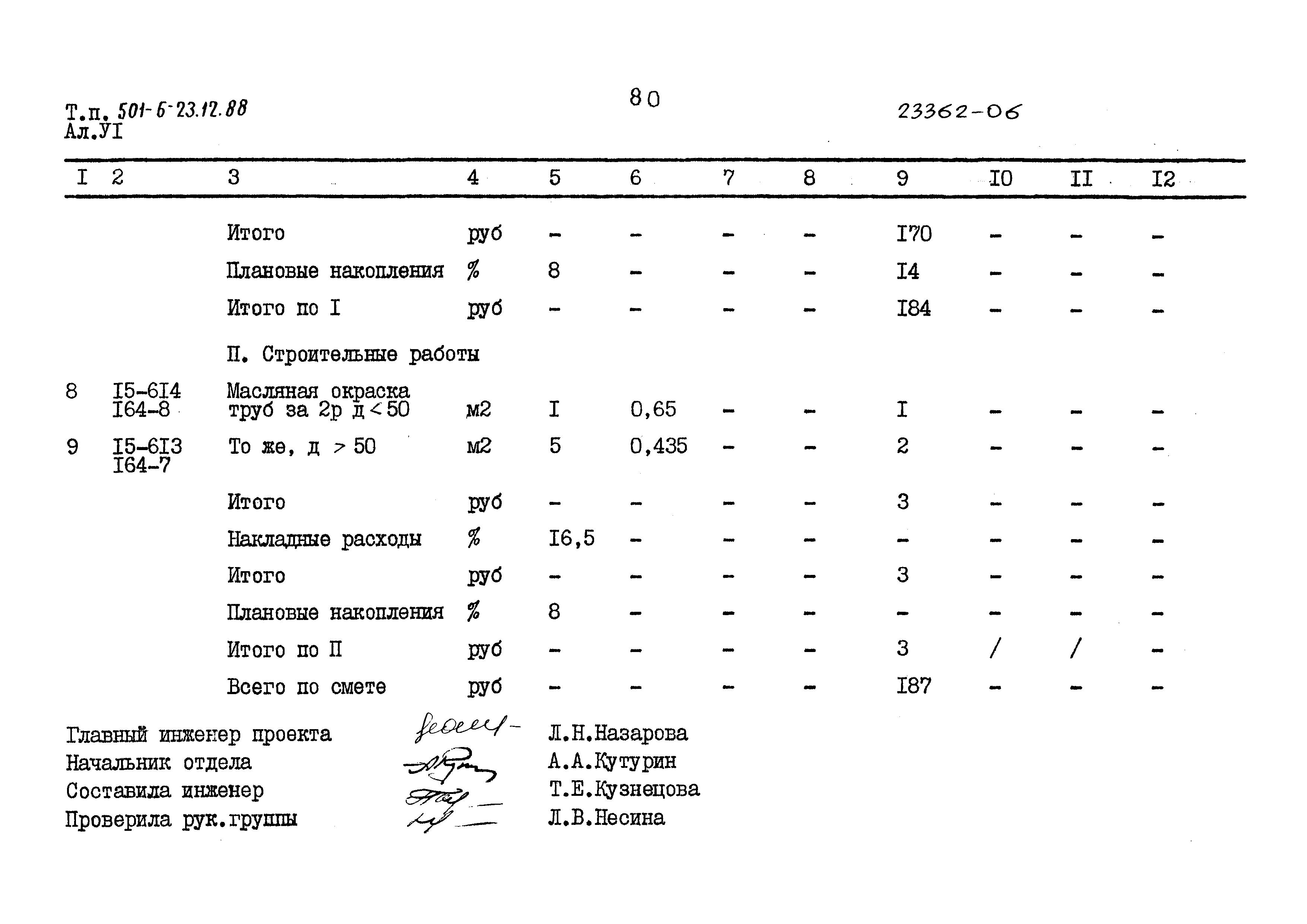 Типовой проект 501-6-23.12.88