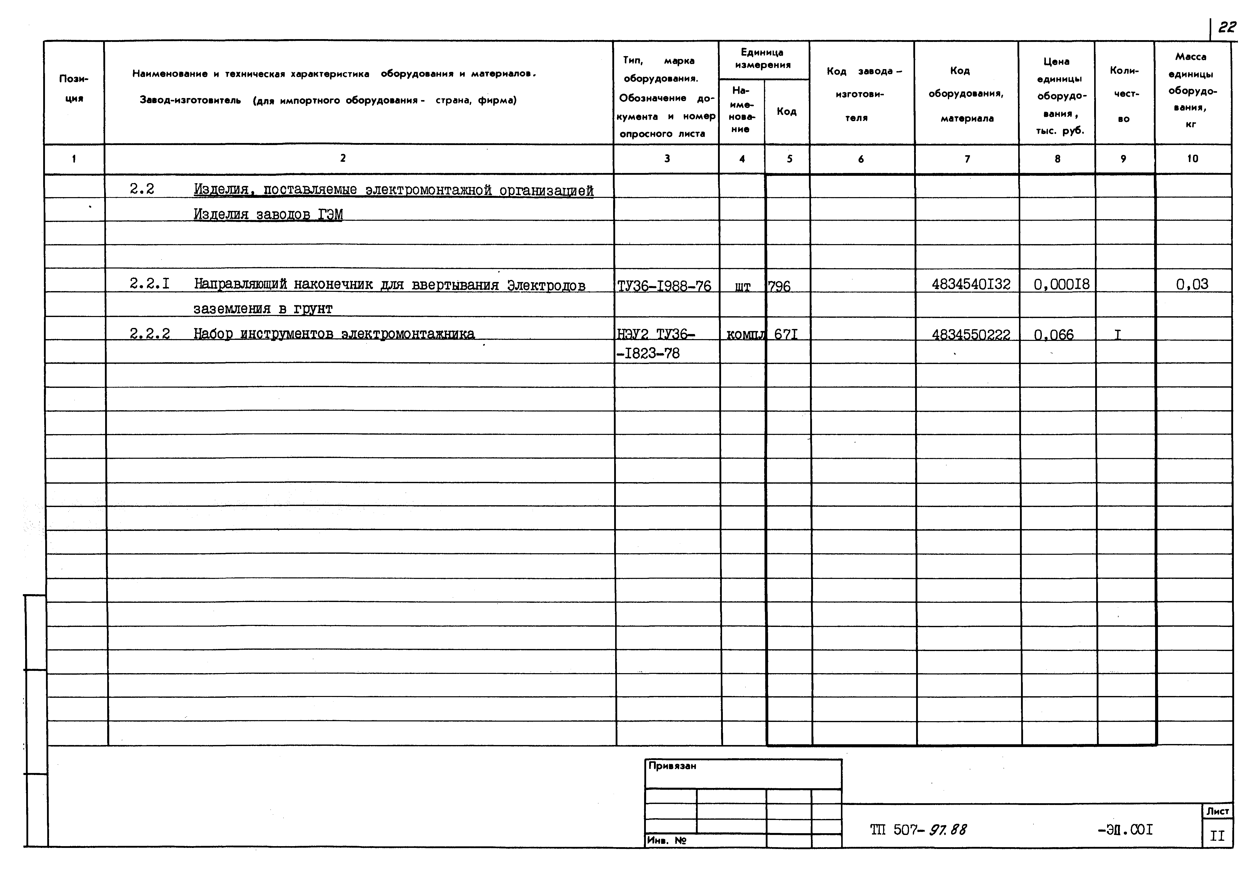 Типовой проект 507-97.88
