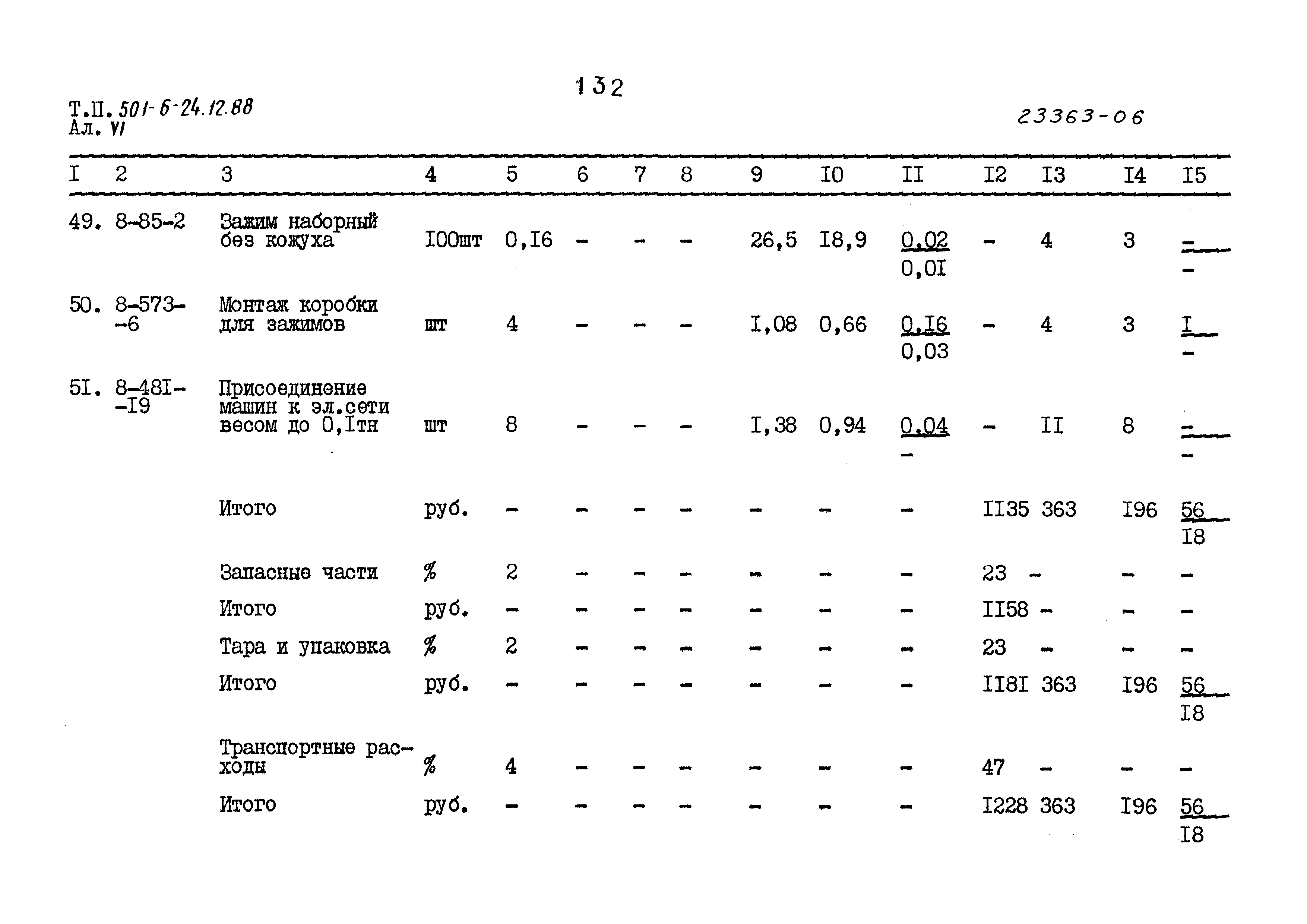 Типовой проект 501-6-24.12.88