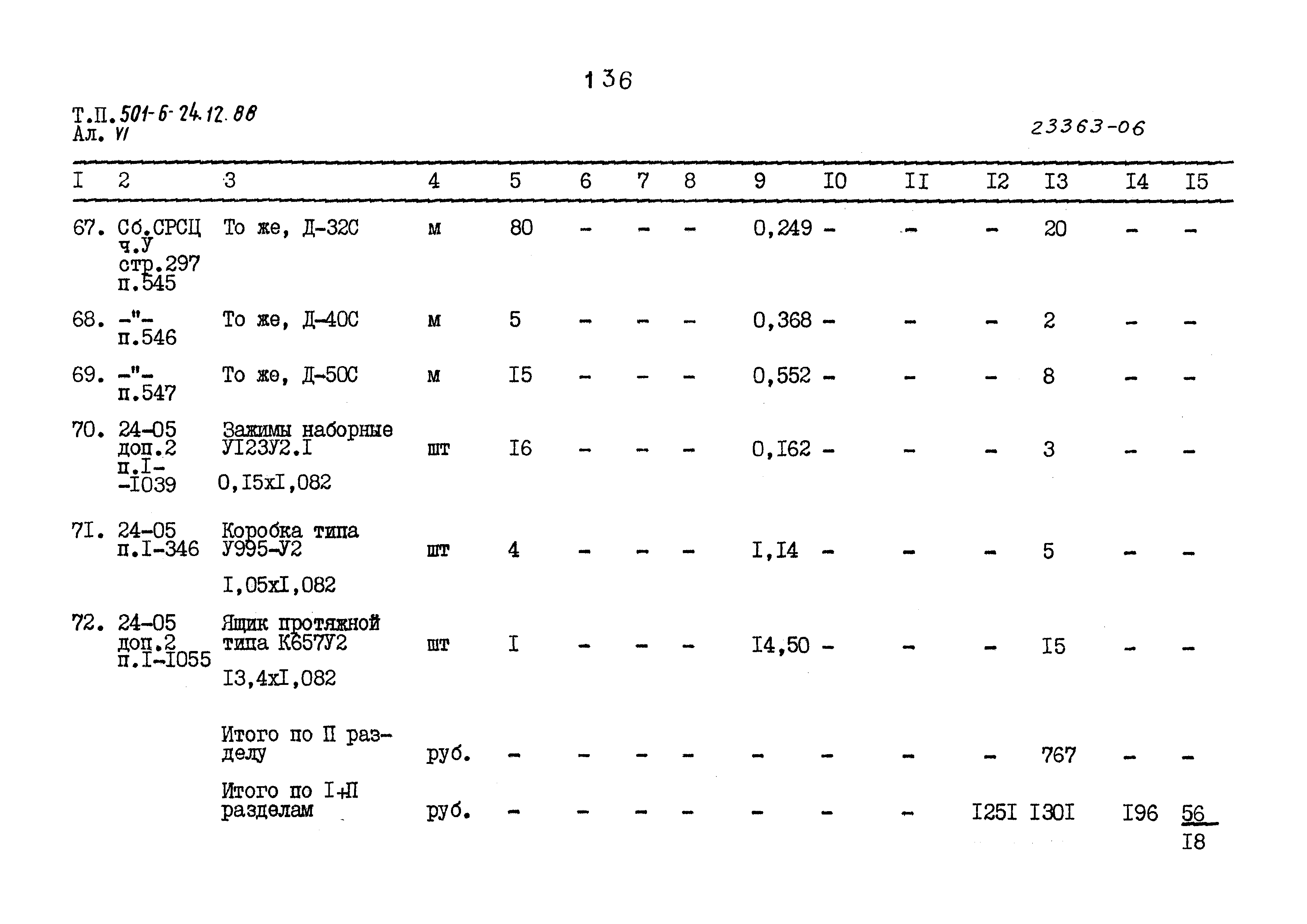 Типовой проект 501-6-24.12.88