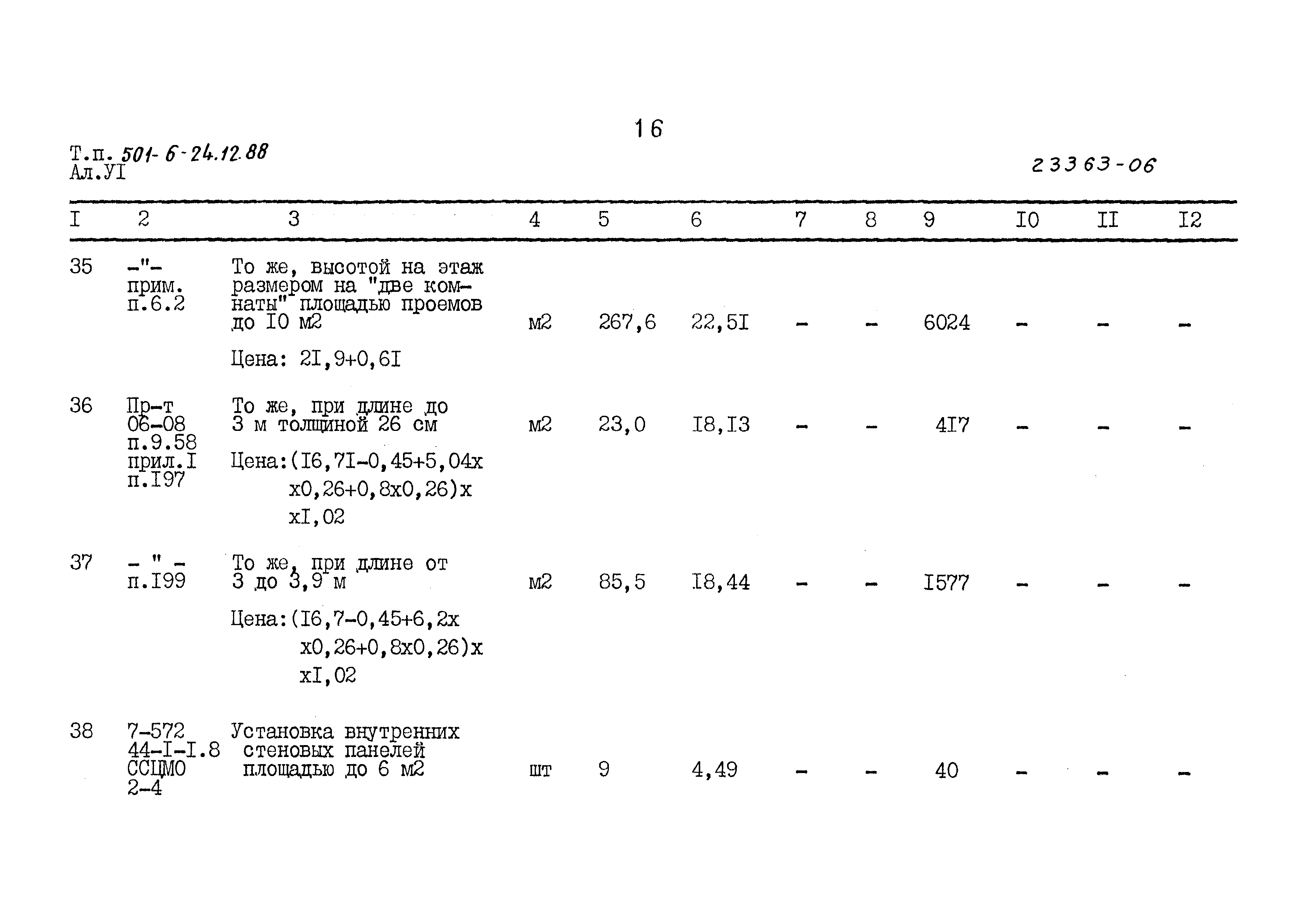 Типовой проект 501-6-24.12.88