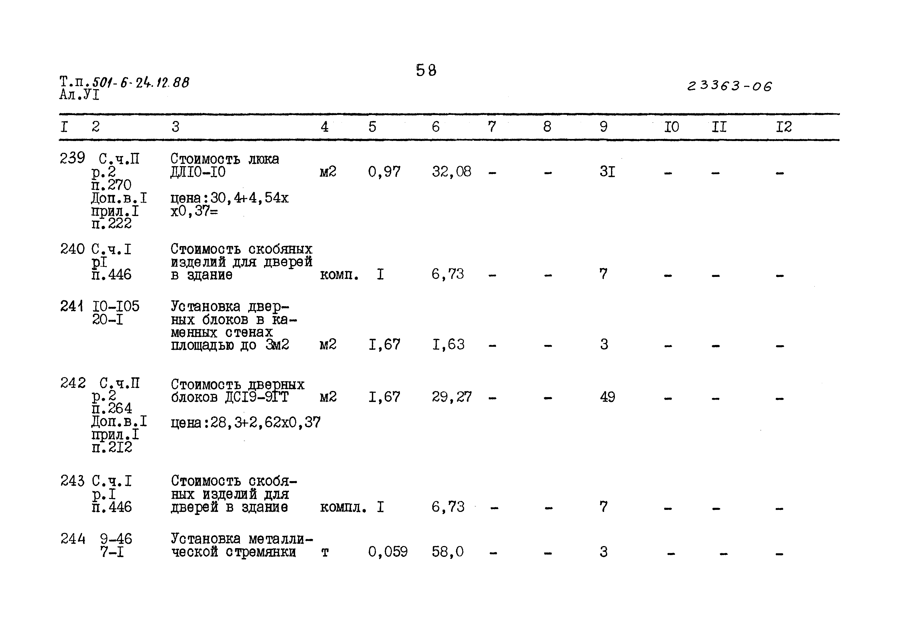 Типовой проект 501-6-24.12.88