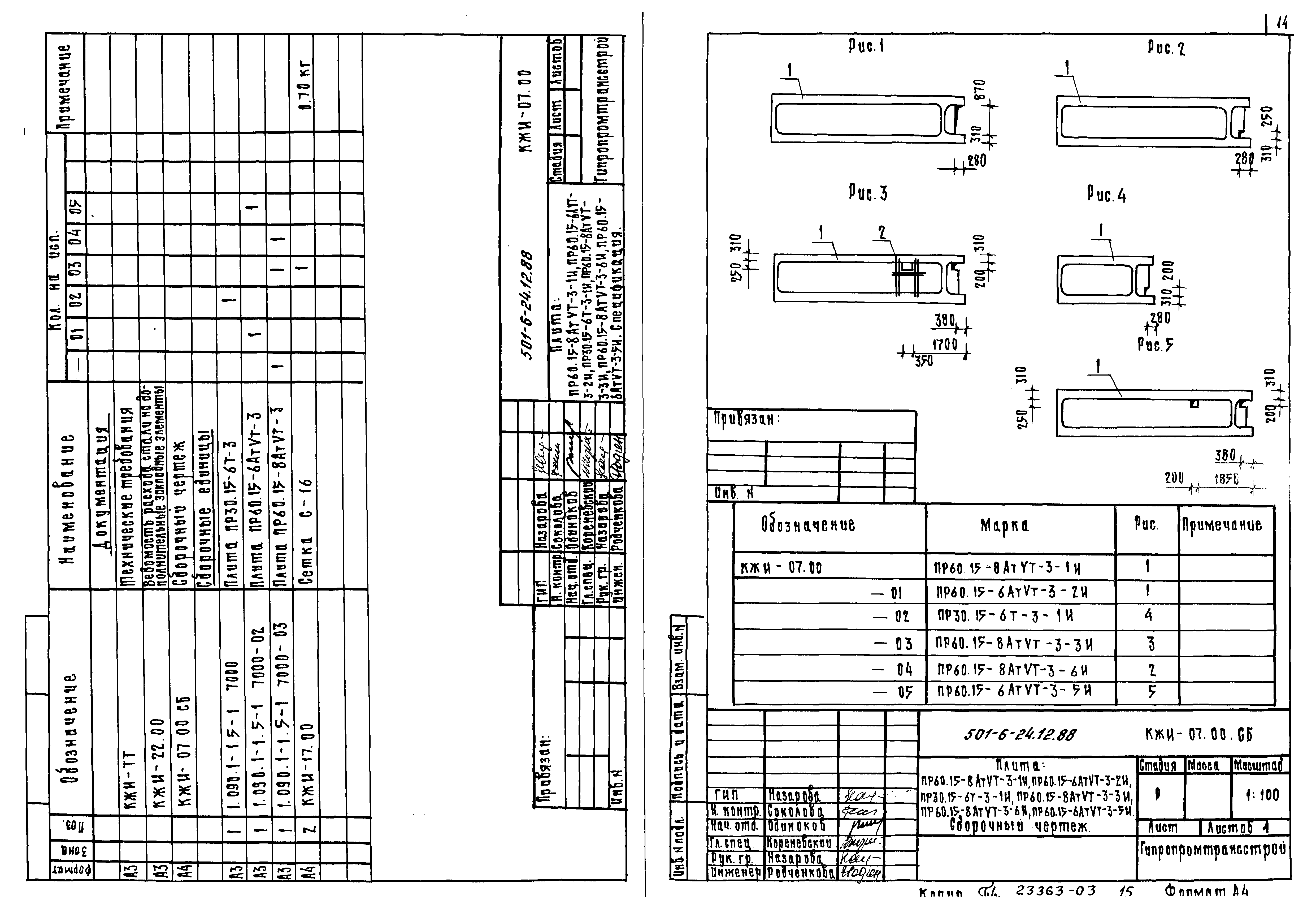 Типовой проект 501-6-24.12.88