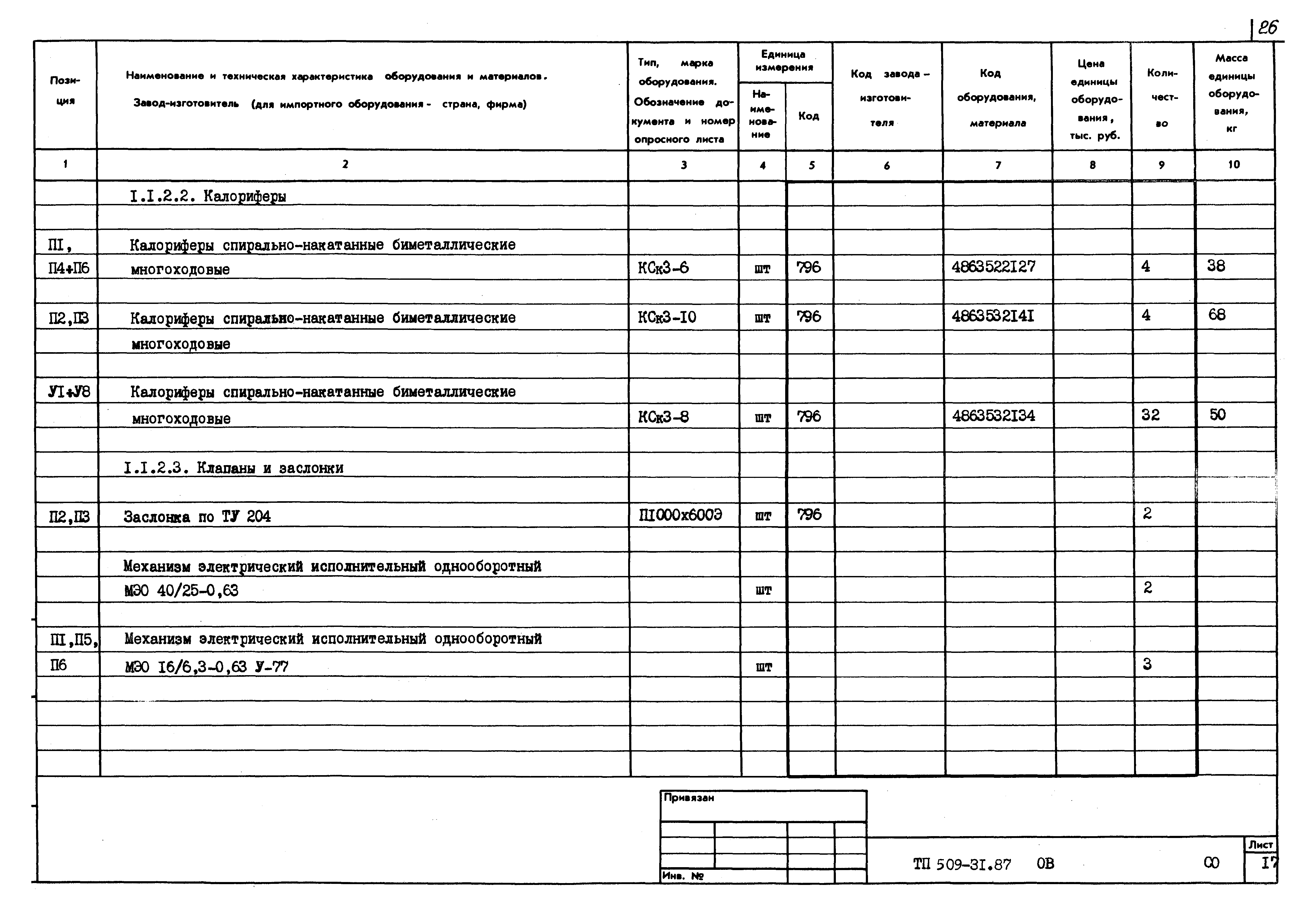 Типовой проект 509-31.87