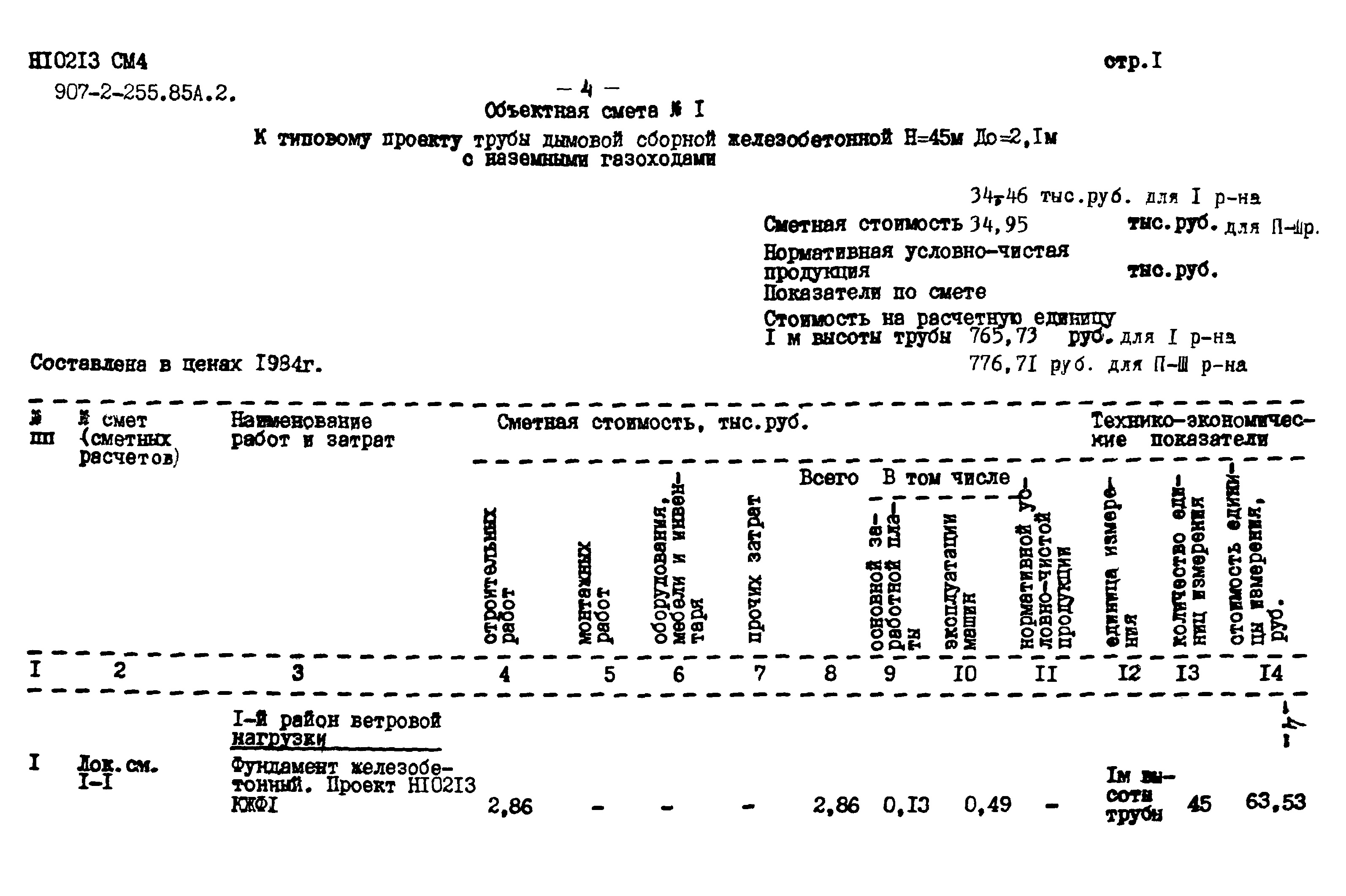 Типовой проект 907-2-255.85