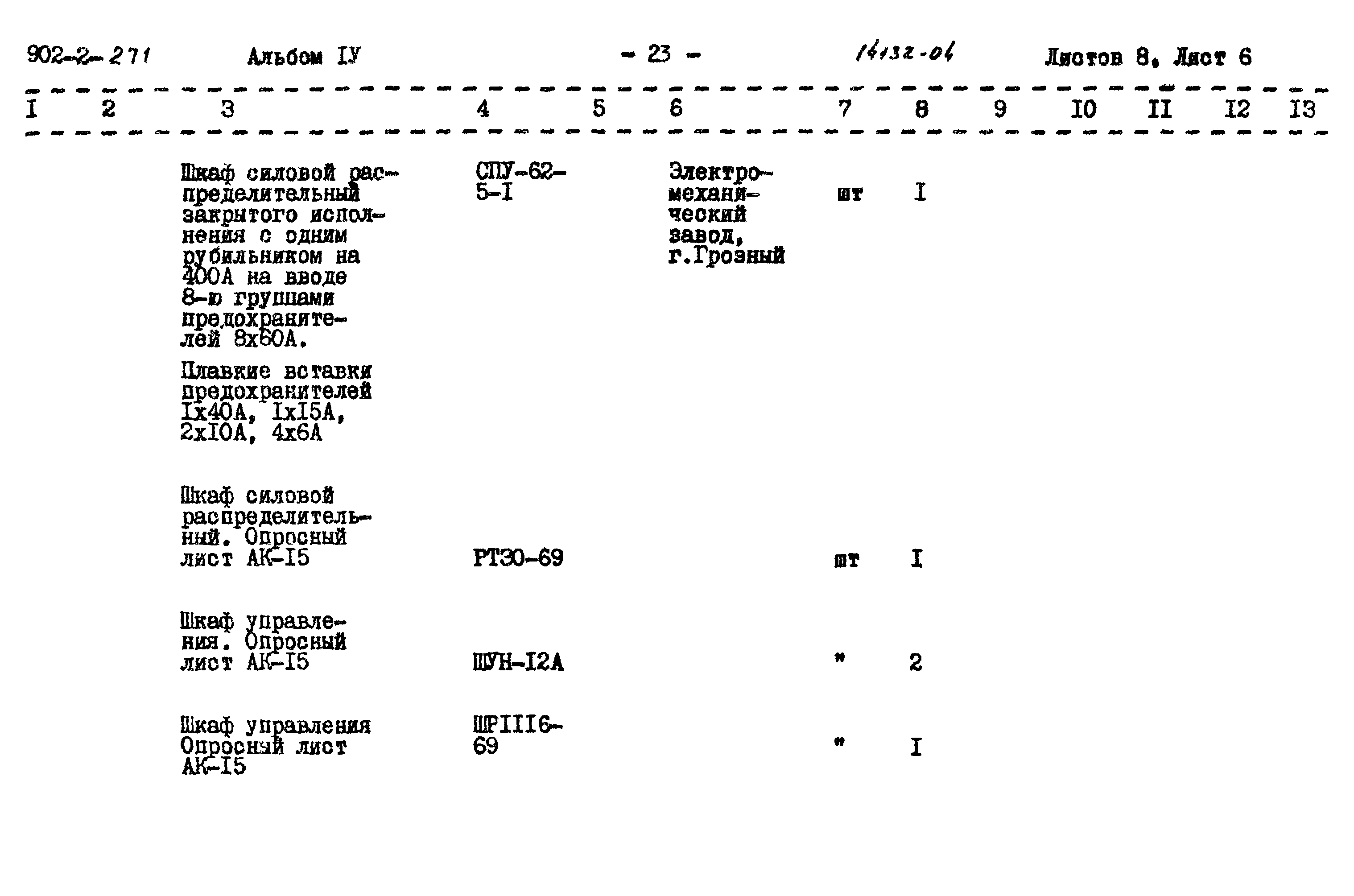 Типовой проект 902-2-271