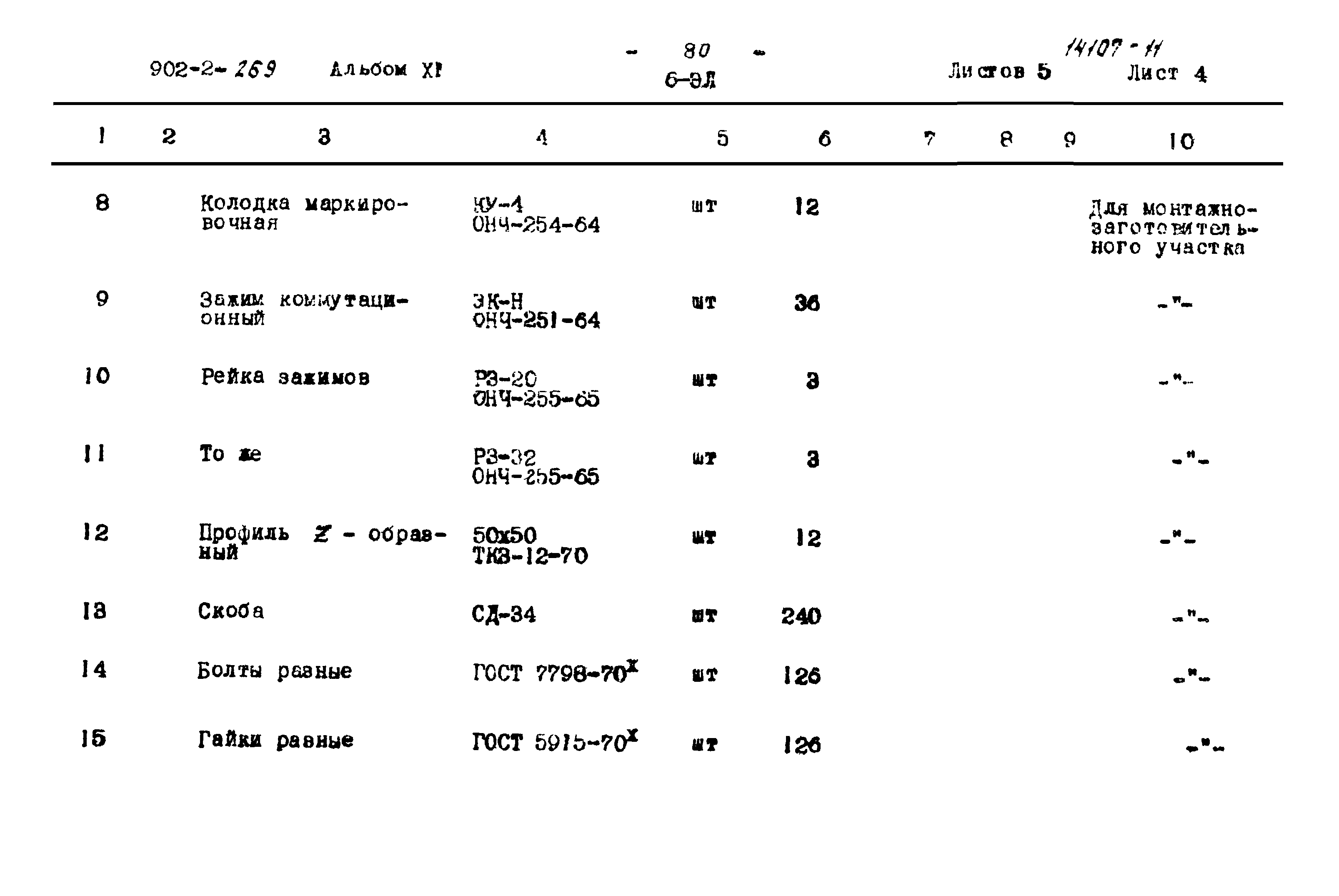 Типовой проект 902-2-269