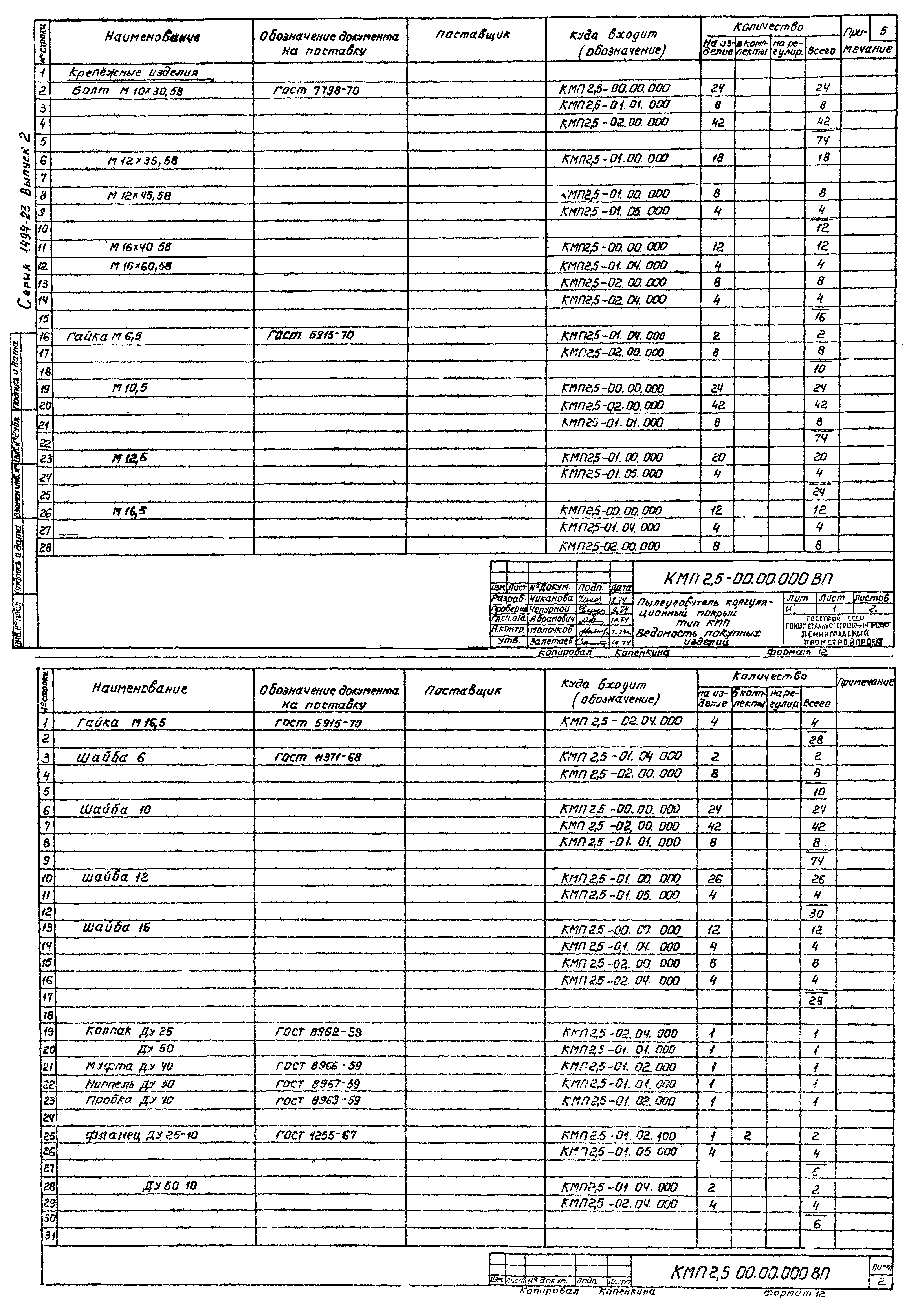 Серия 1.494-23