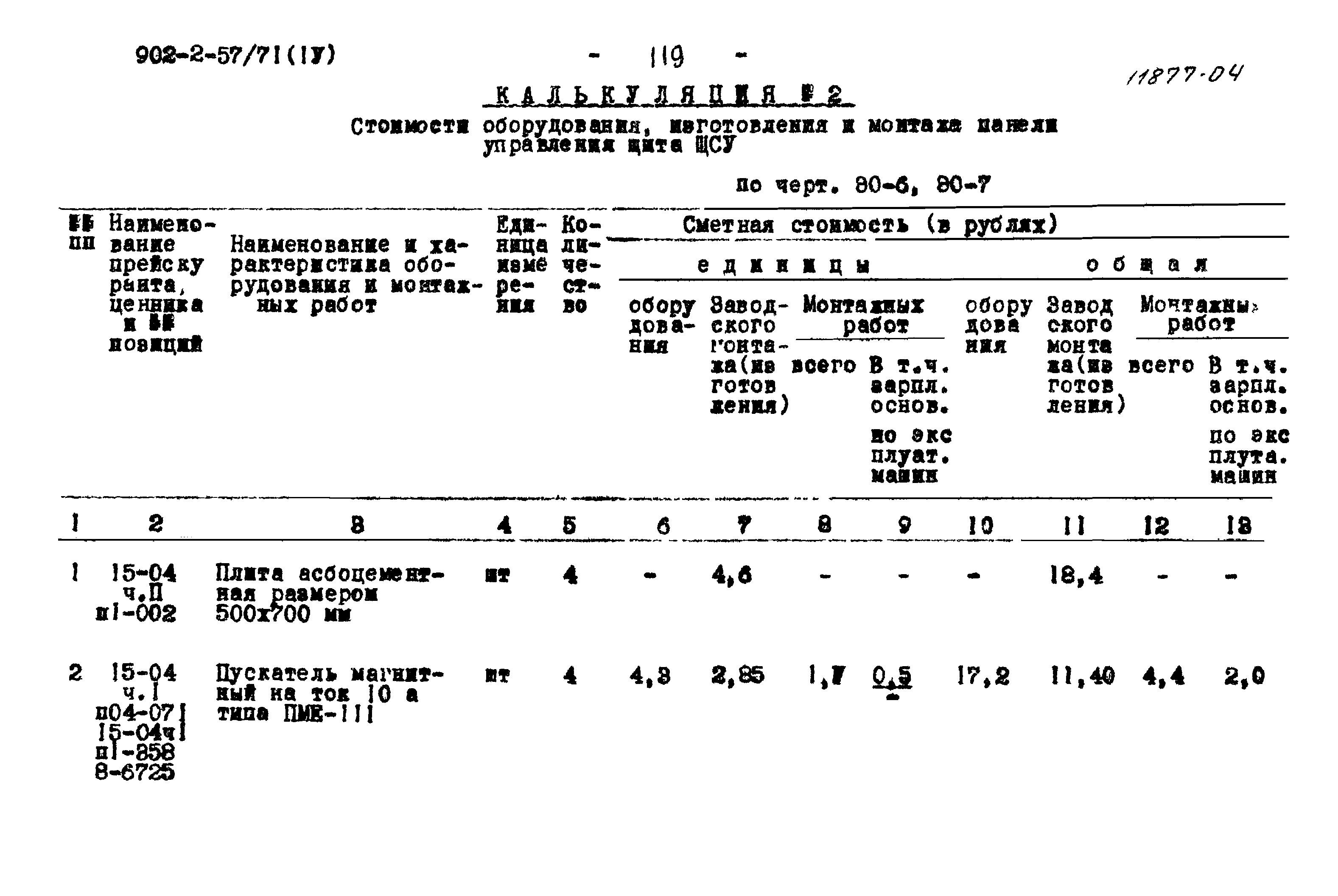 Типовой проект 902-2-57/71
