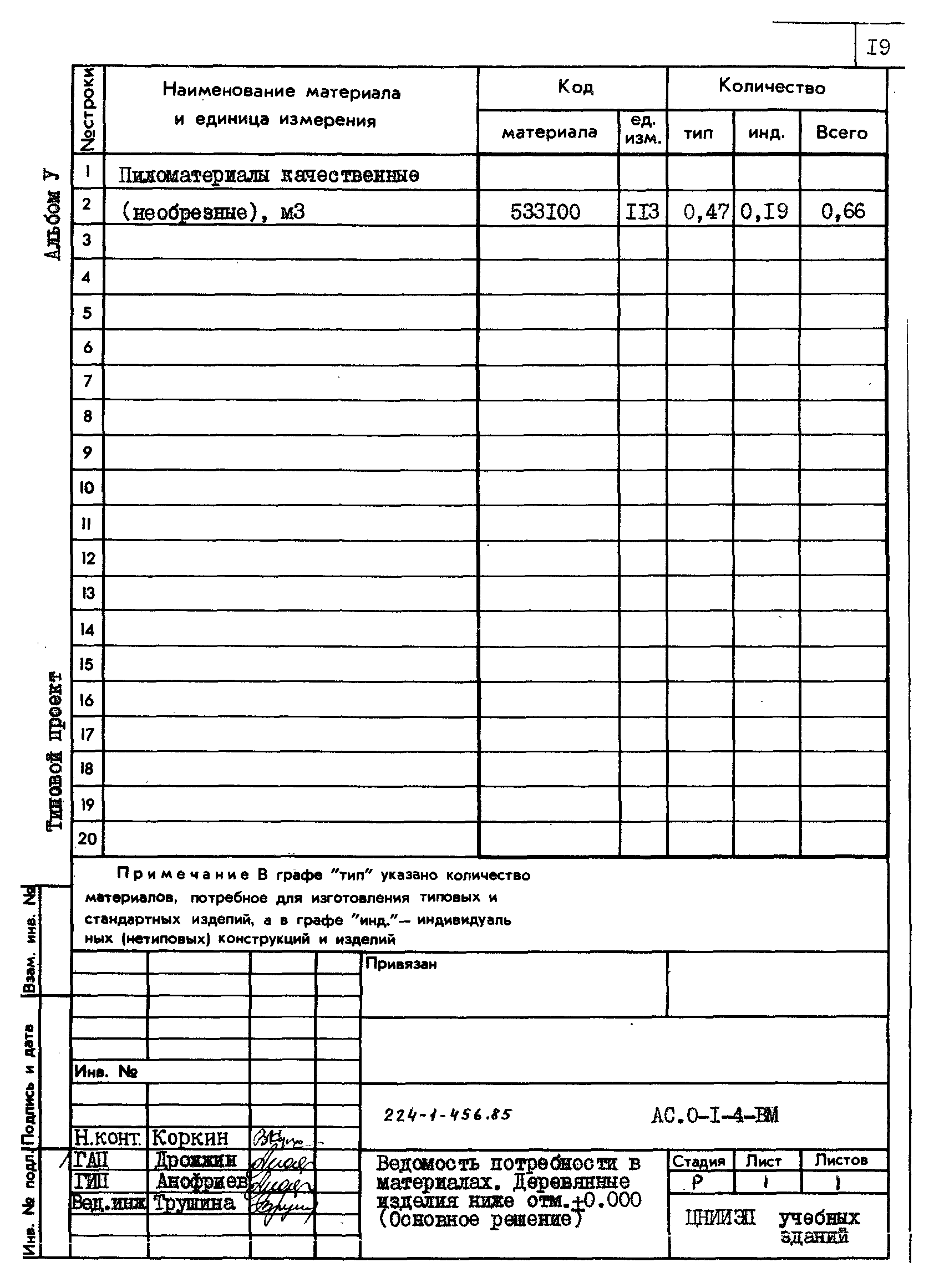 Типовой проект 224-1-456.85