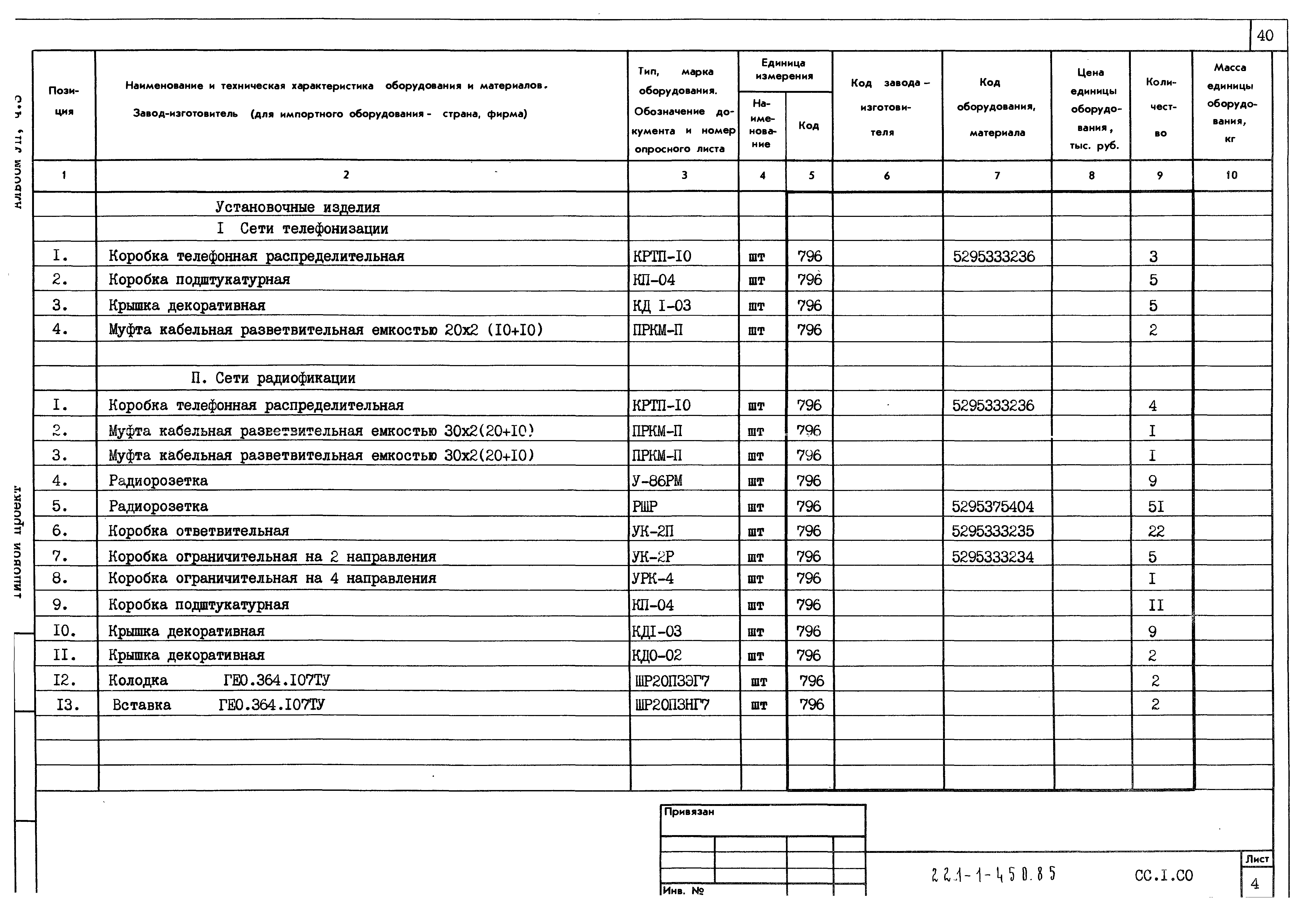 Типовой проект 221-1-450.85