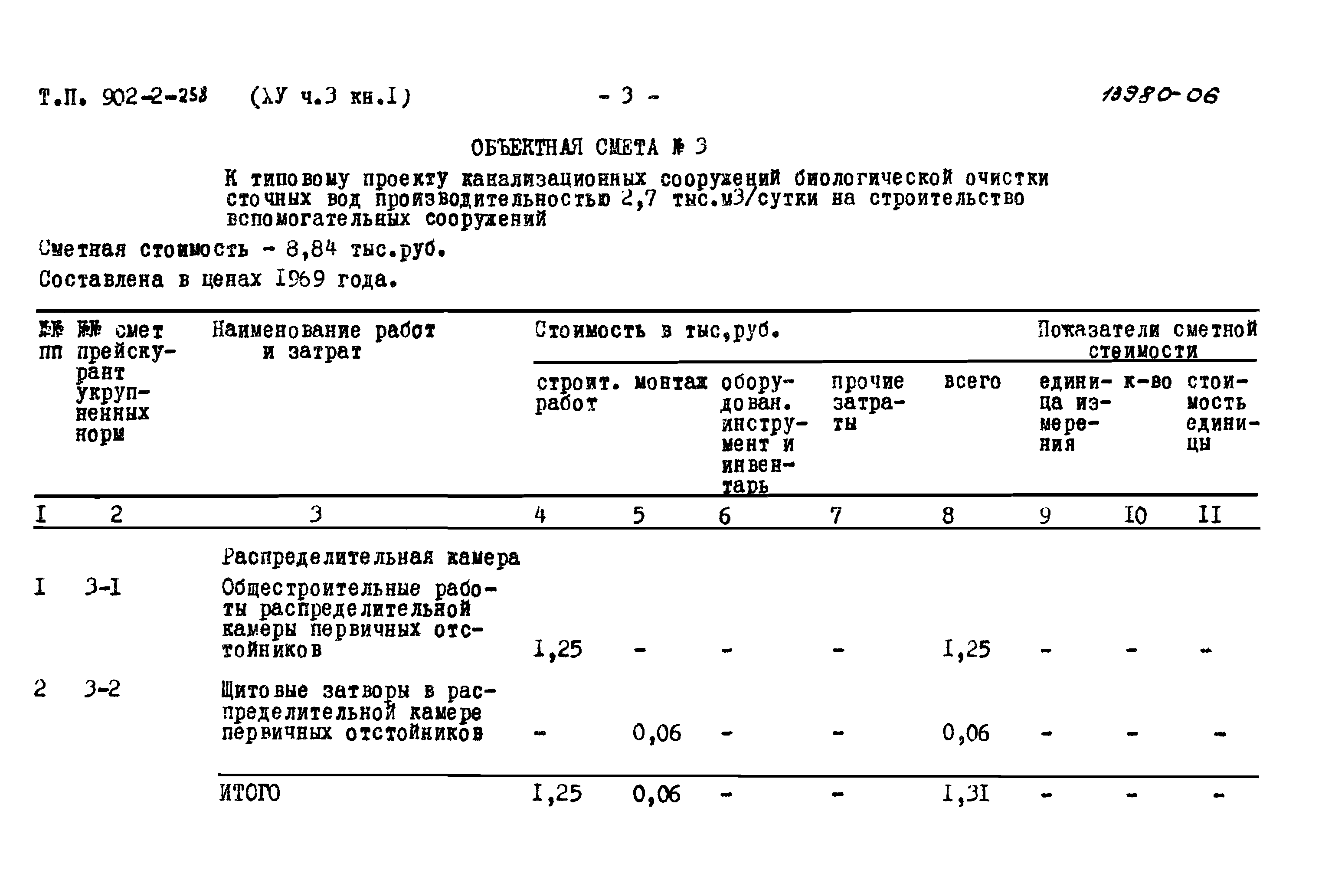 Типовой проект 902-2-258