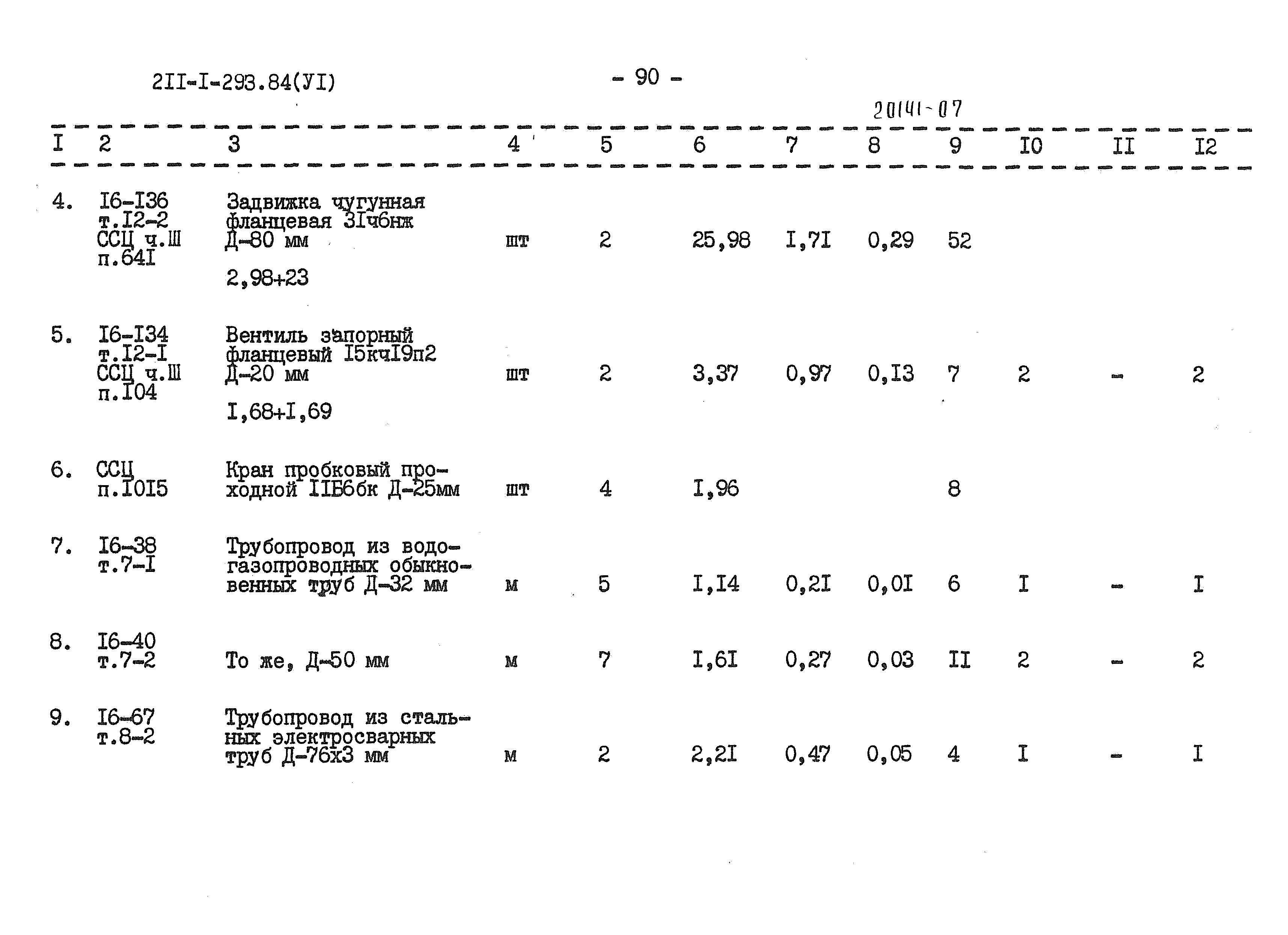 Типовой проект 211-1-293.84