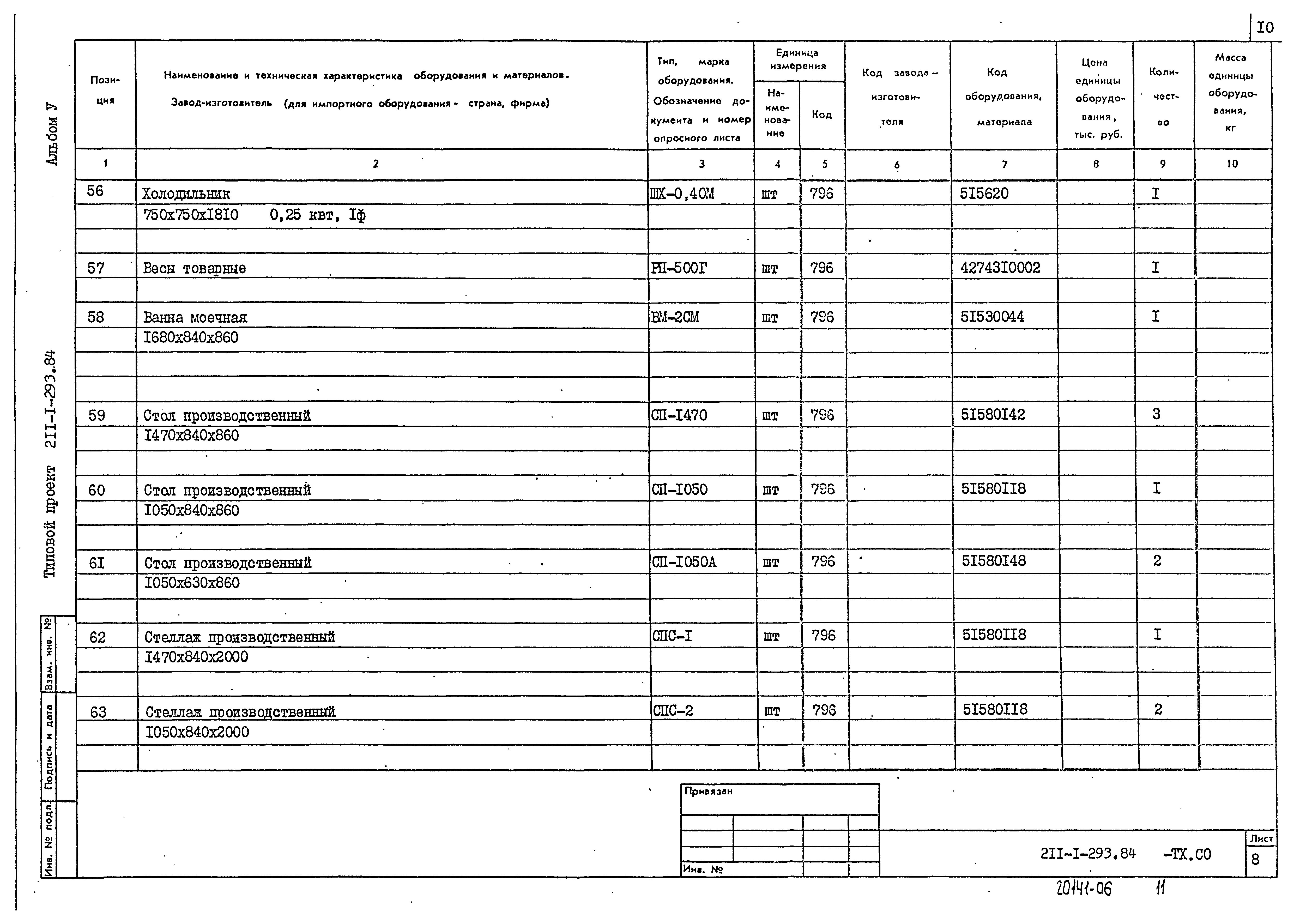 Типовой проект 211-1-293.84