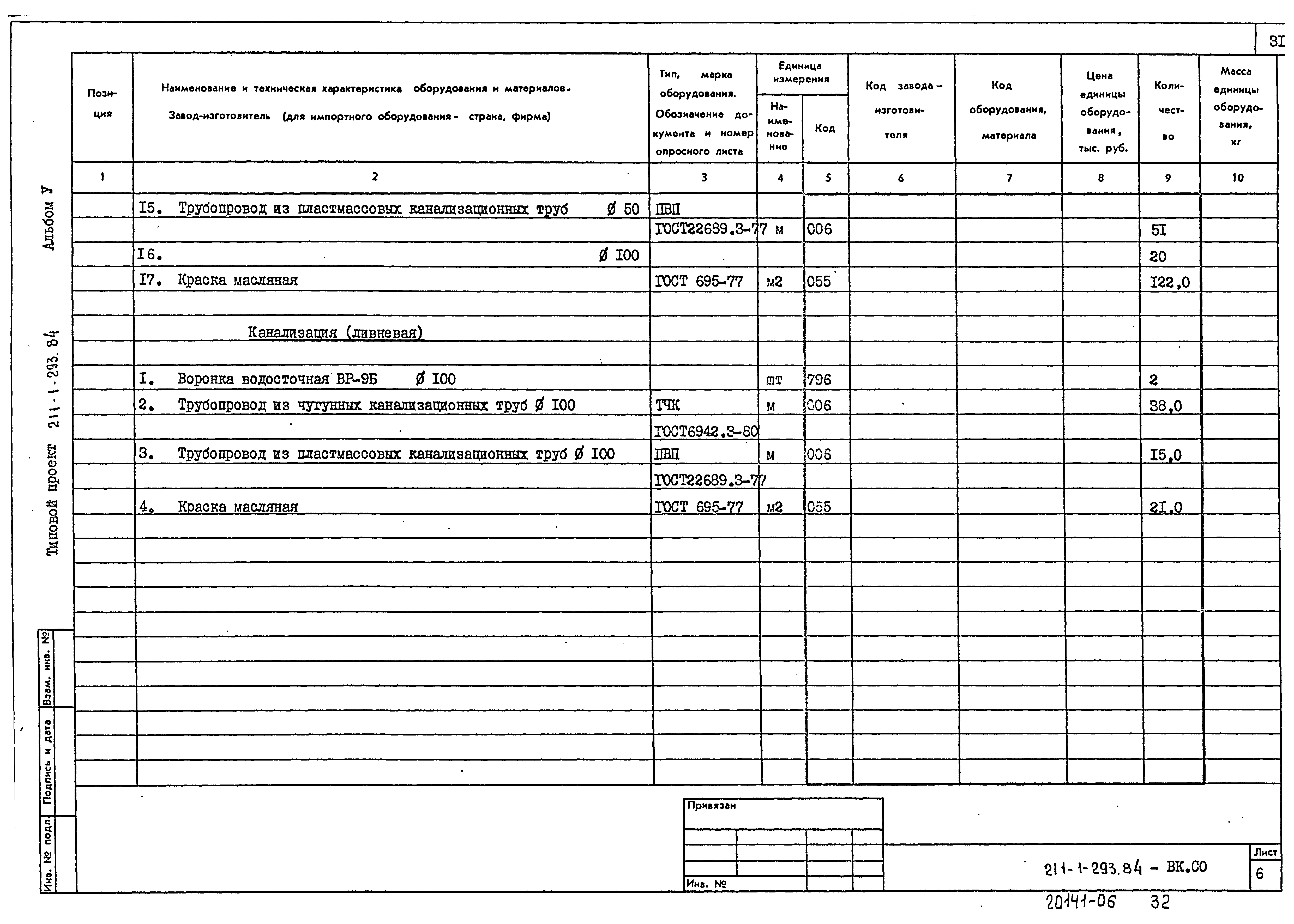 Типовой проект 211-1-293.84