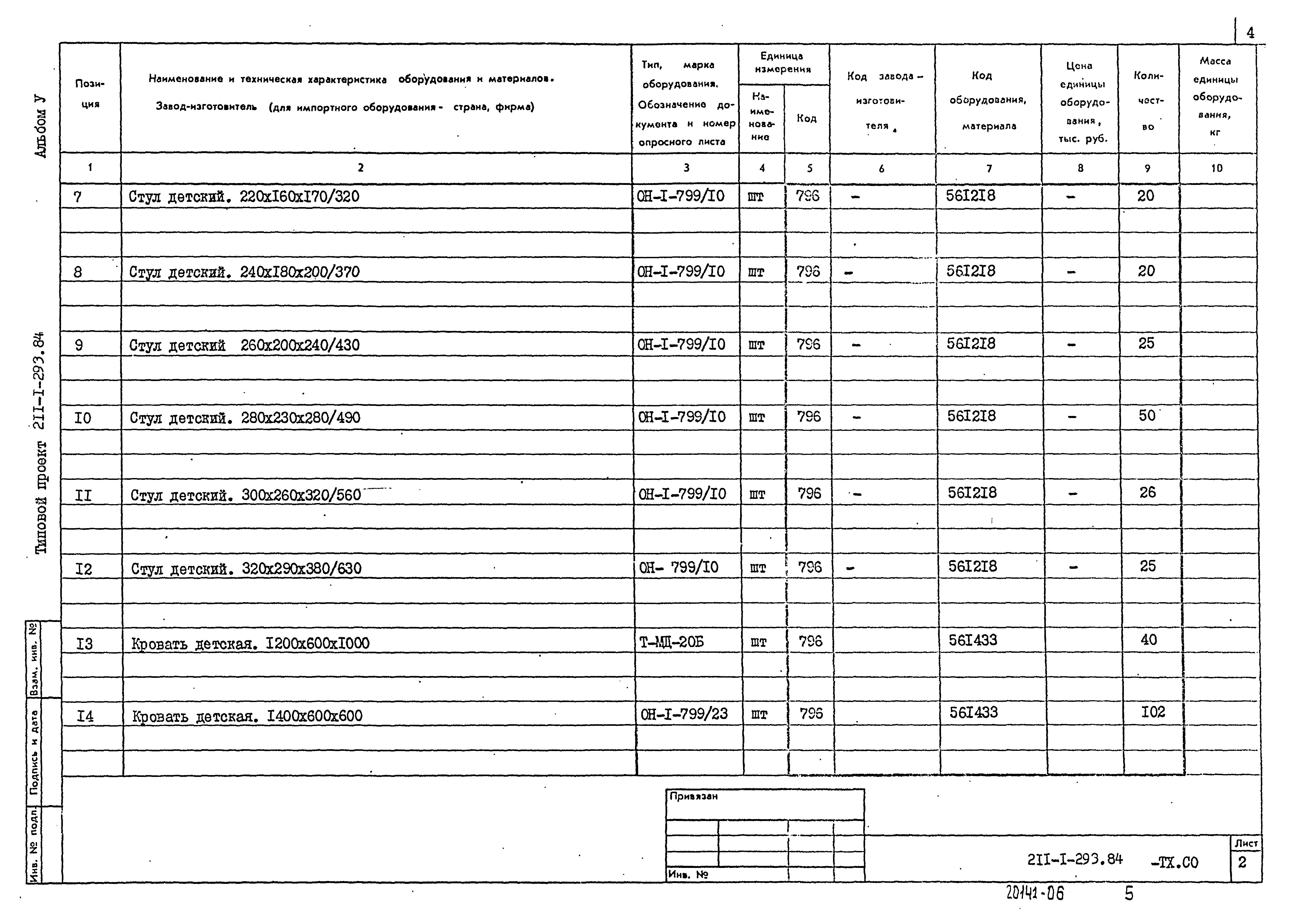 Типовой проект 211-1-293.84