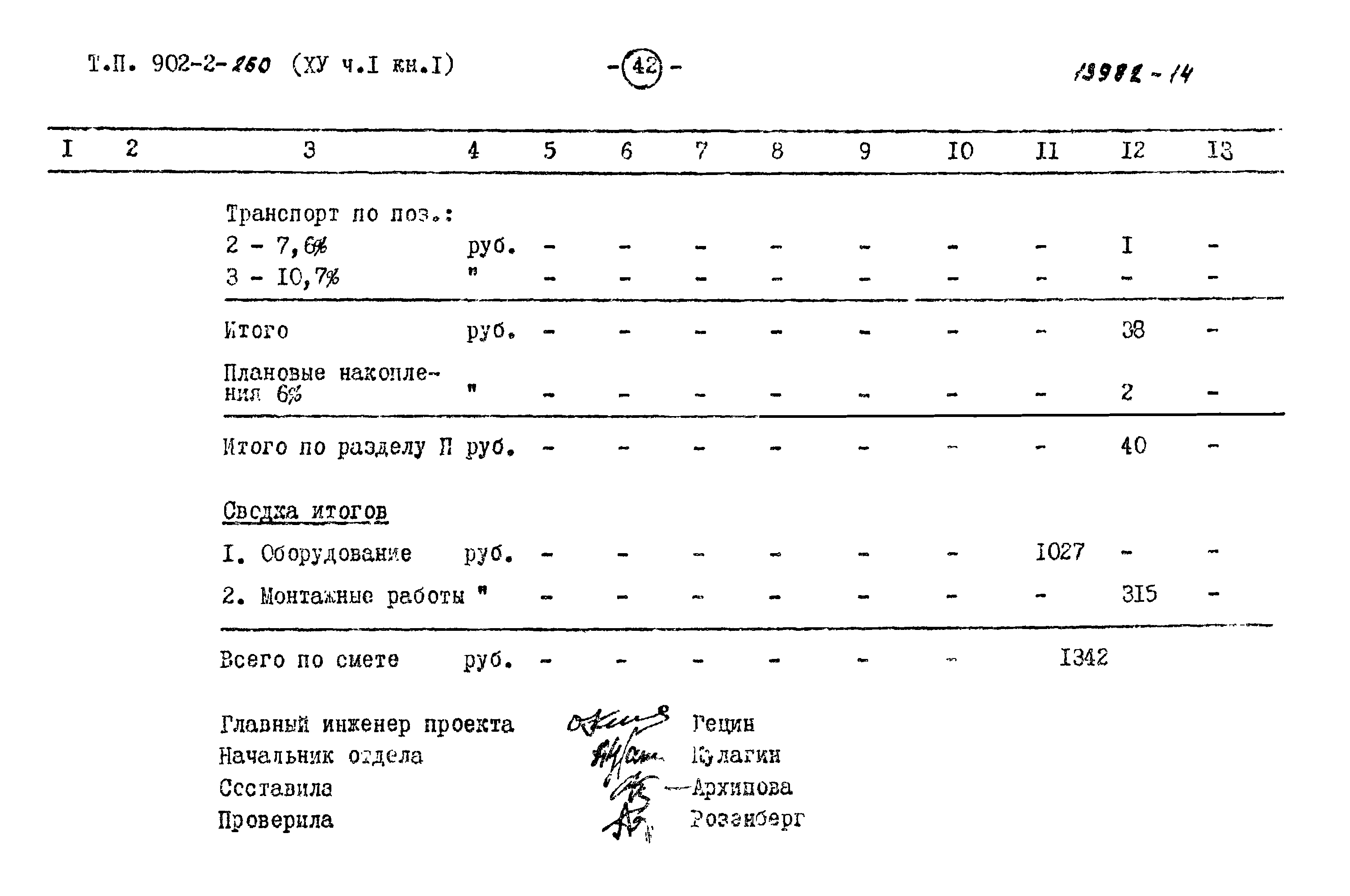 Типовой проект 902-2-260