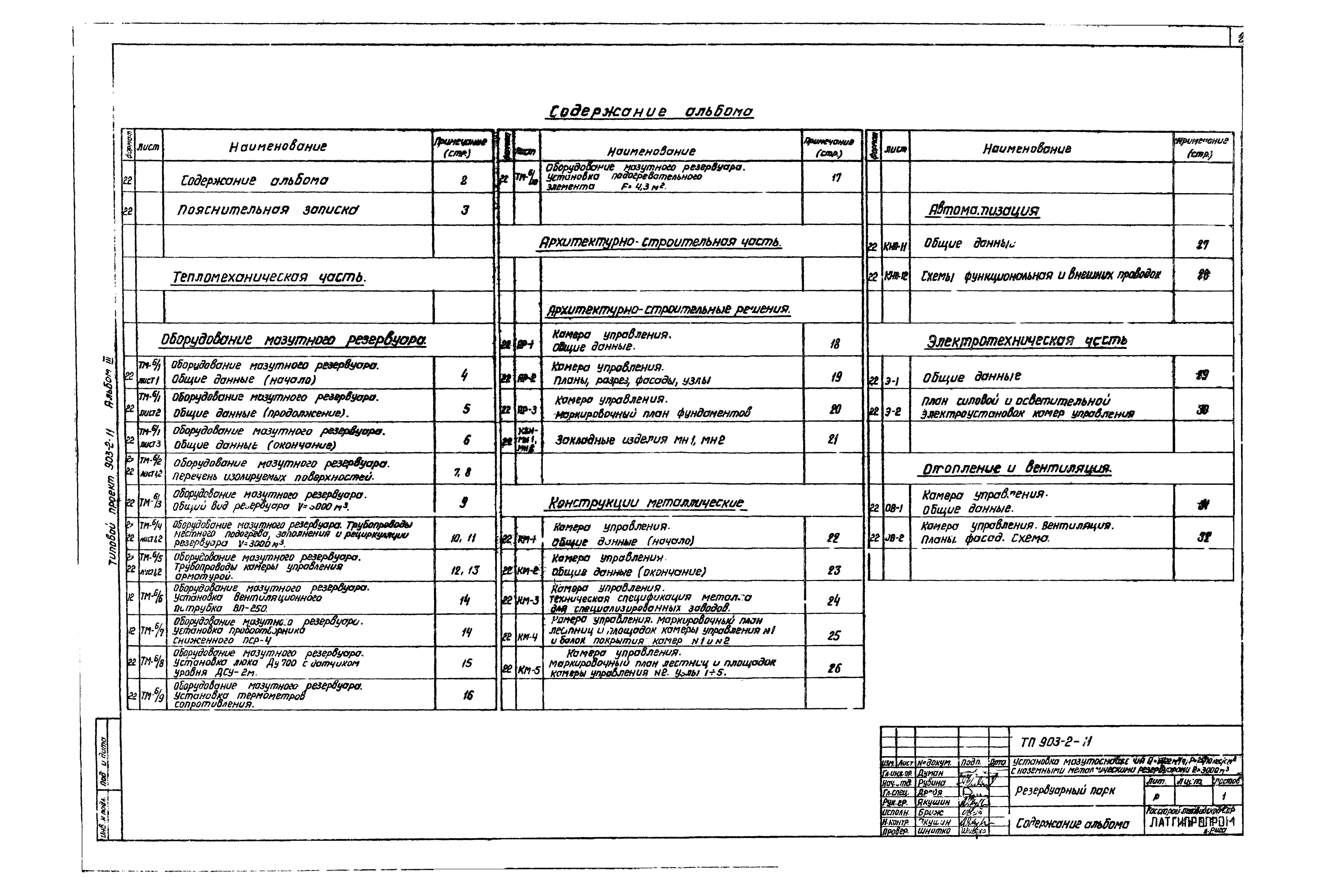 Типовой проект 903-2-11