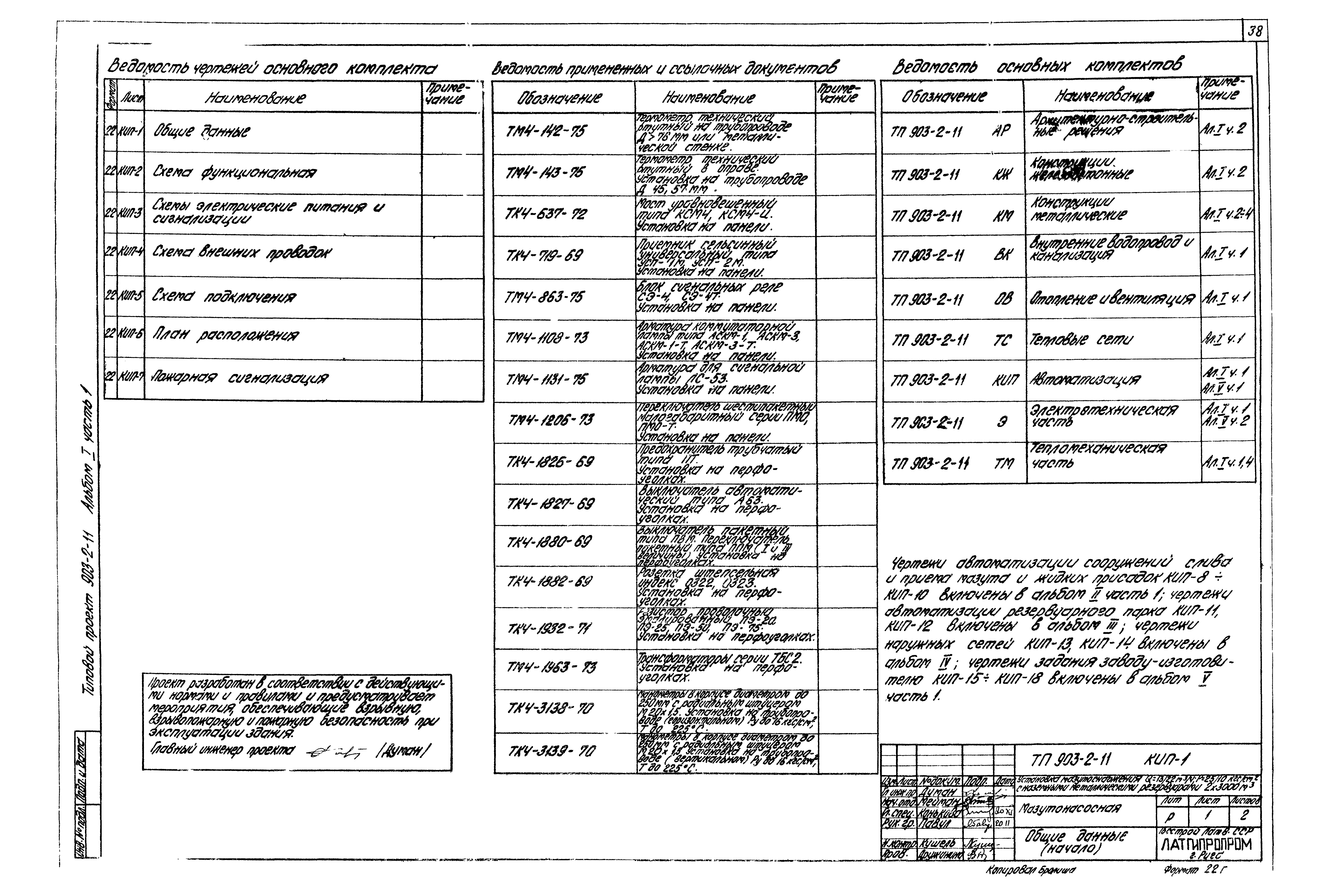 Типовой проект 903-2-11
