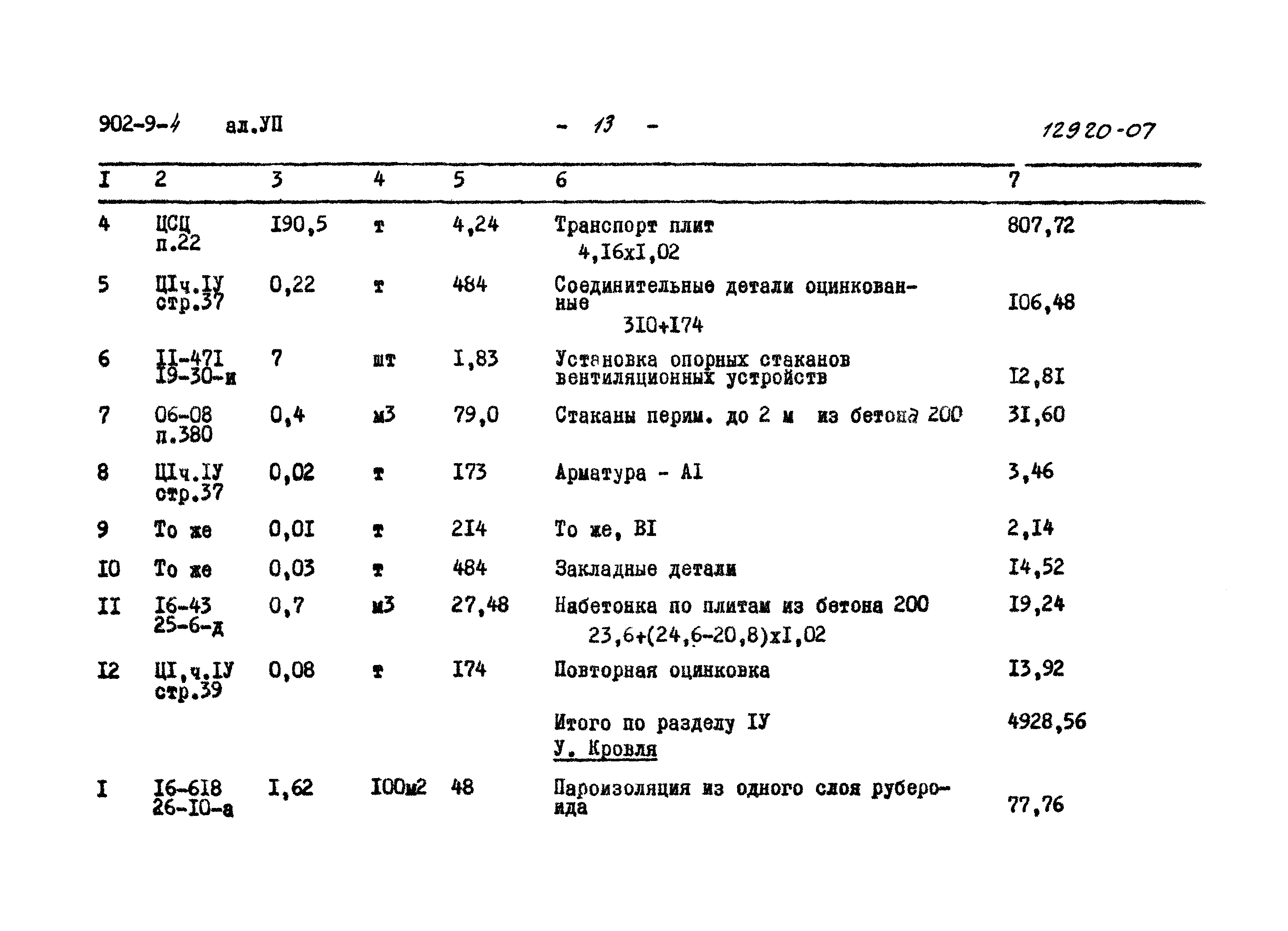 Типовой проект 902-9-4