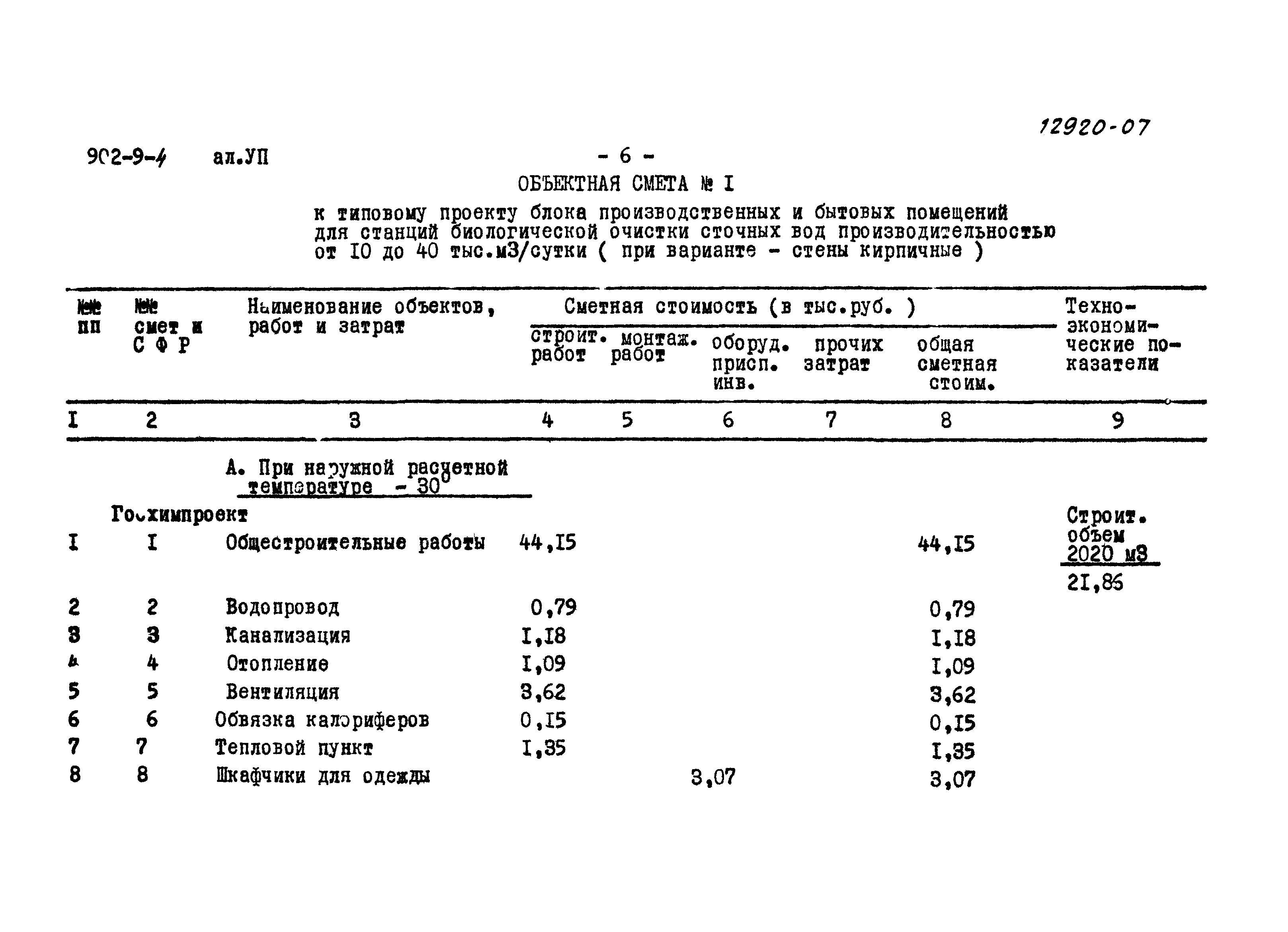 Типовой проект 902-9-4