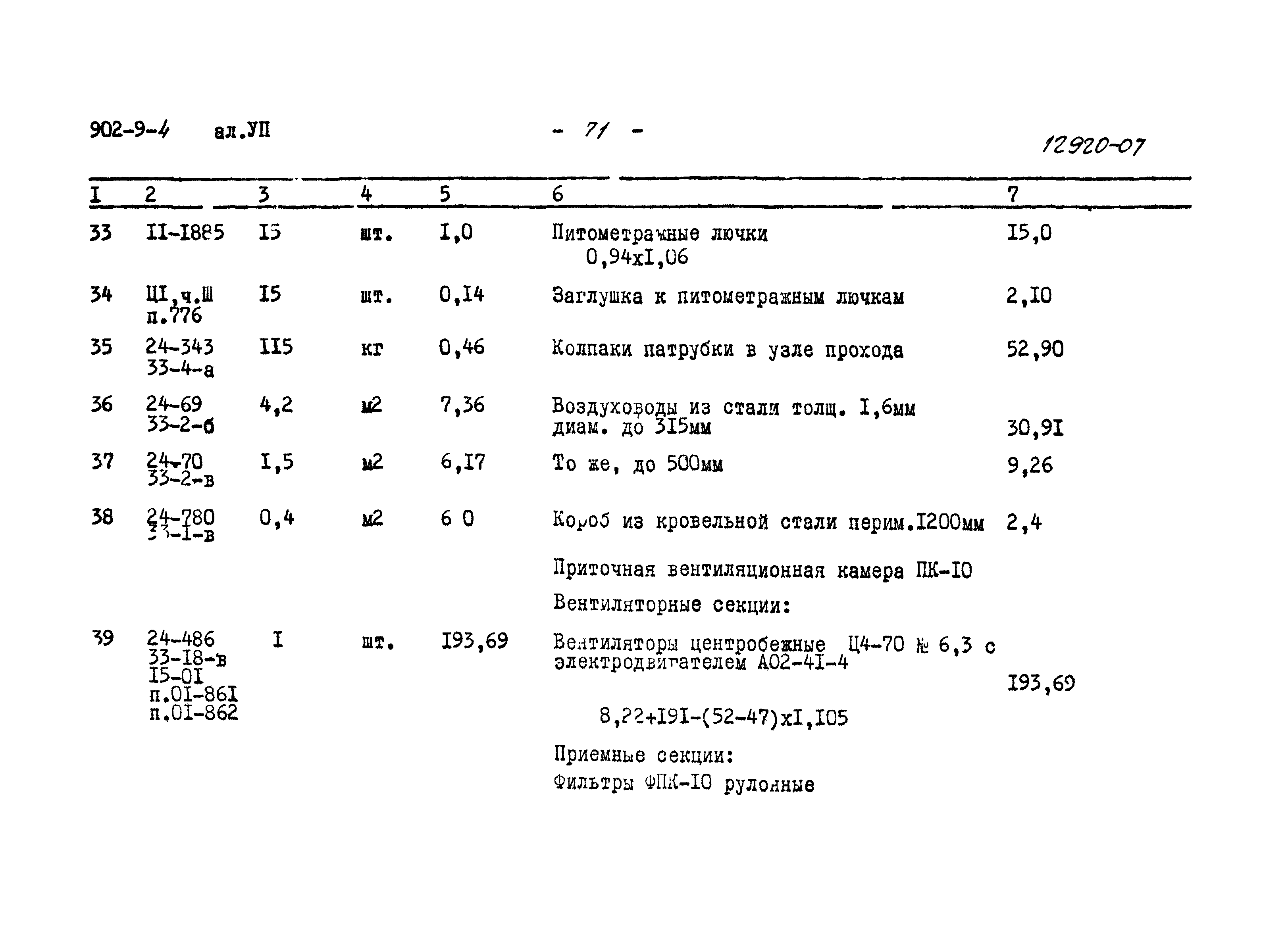 Типовой проект 902-9-4