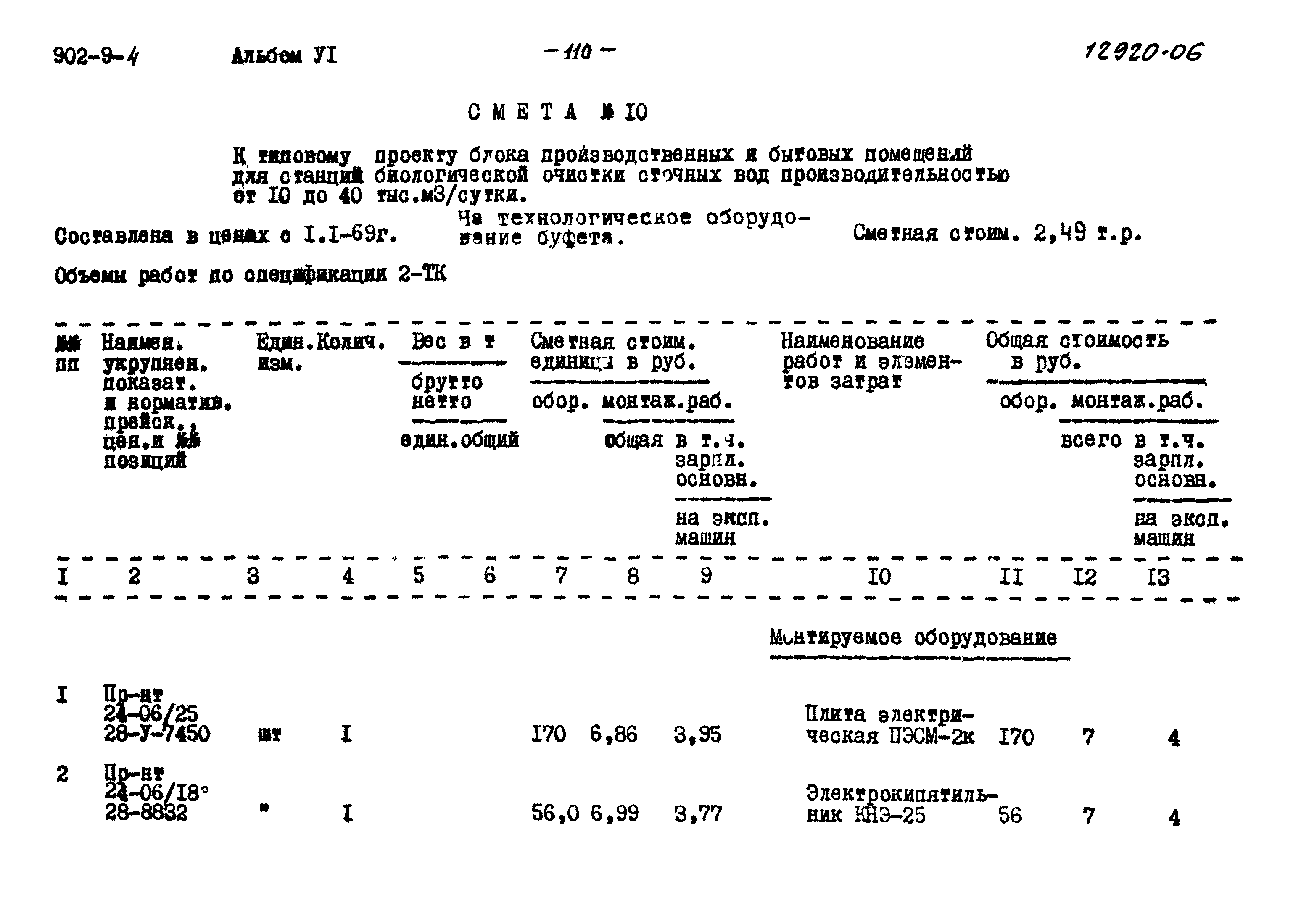 Типовой проект 902-9-4