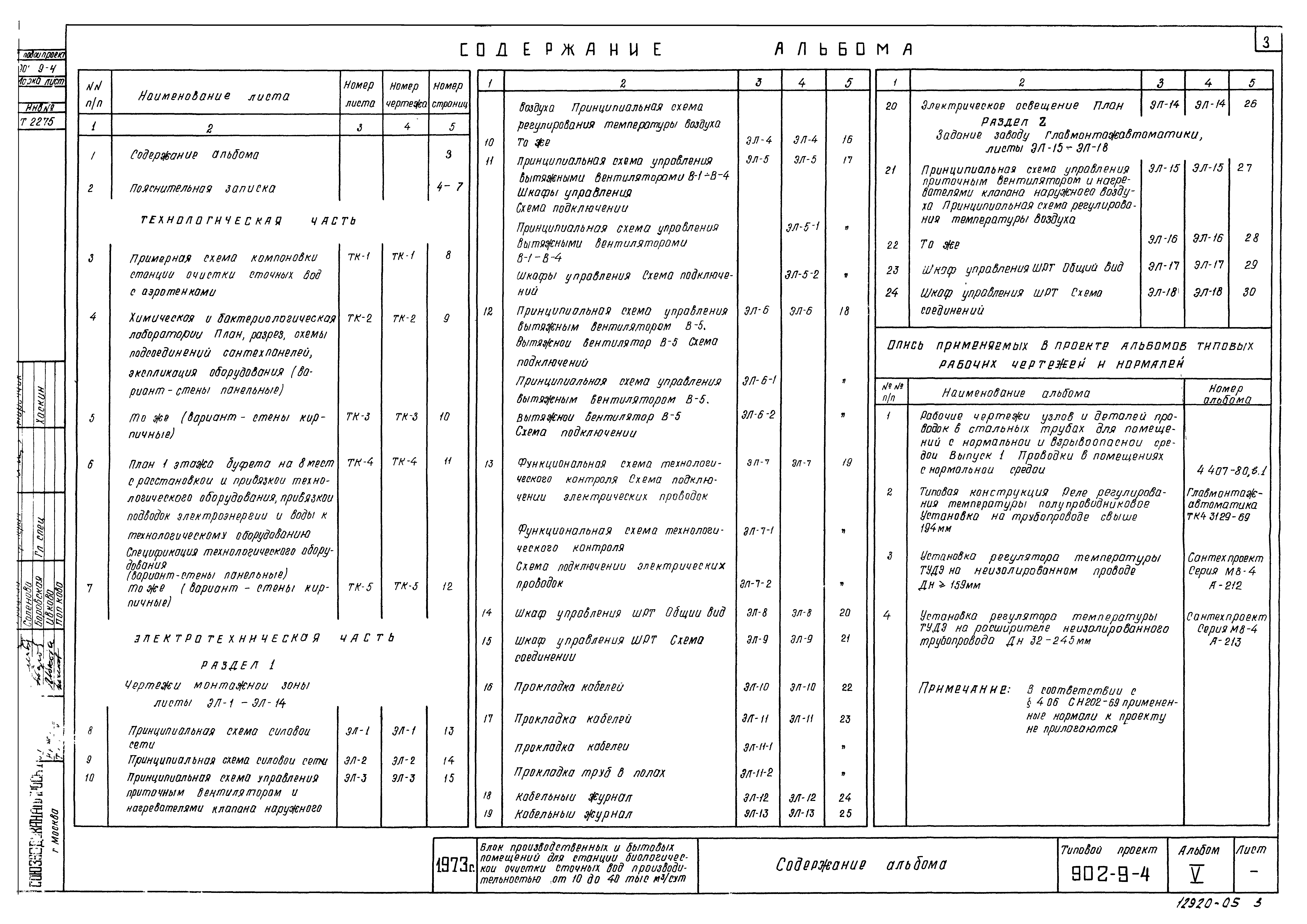 Типовой проект 902-9-4