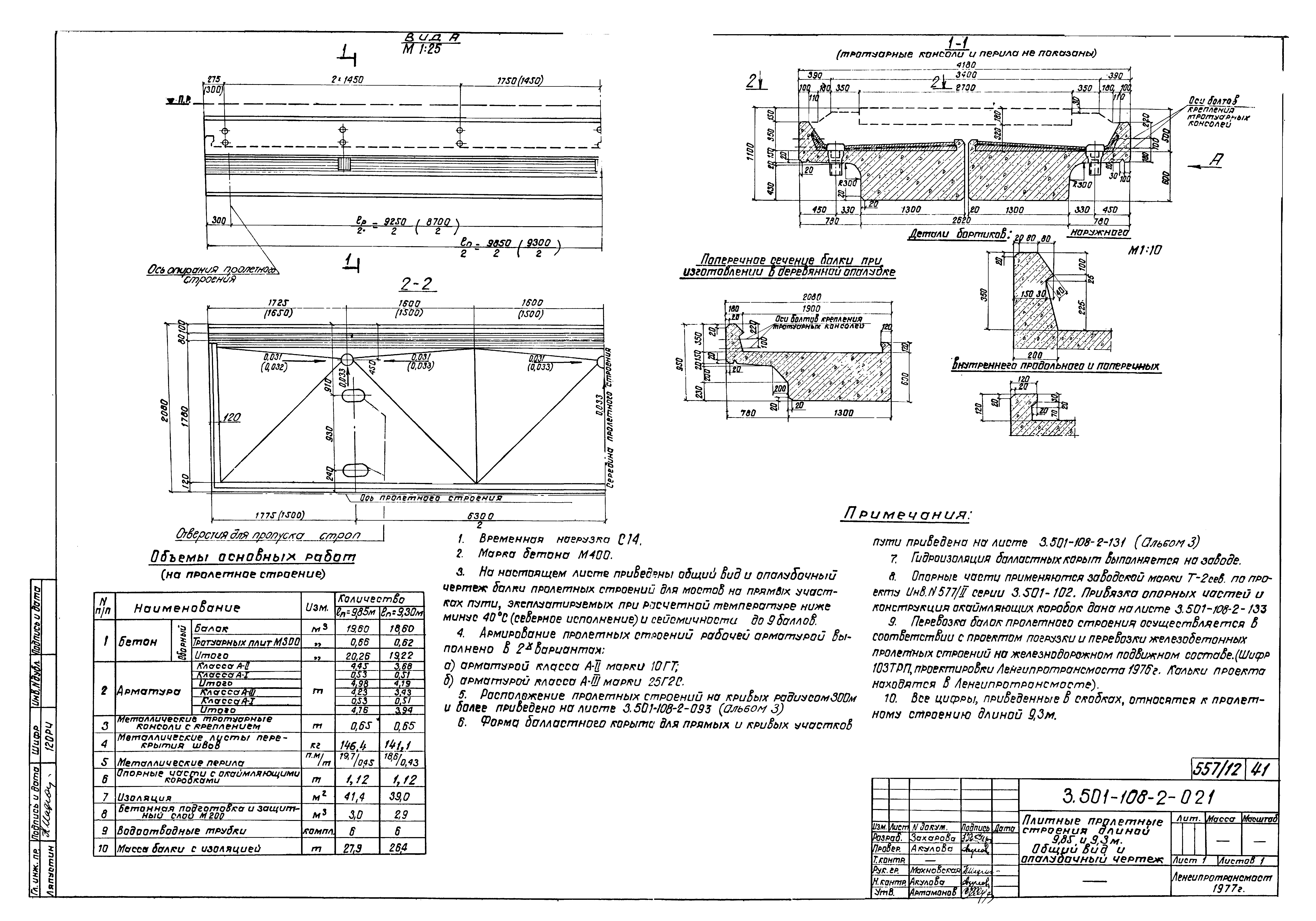 Скачать Серия 3.501-108 Выпуск 2. Альбом 1. Пролетные строения для  применения в районах с расчетной температурой ниже минус 40 градусов  Цельсия (Северное исполнение). Рабочие чертежи